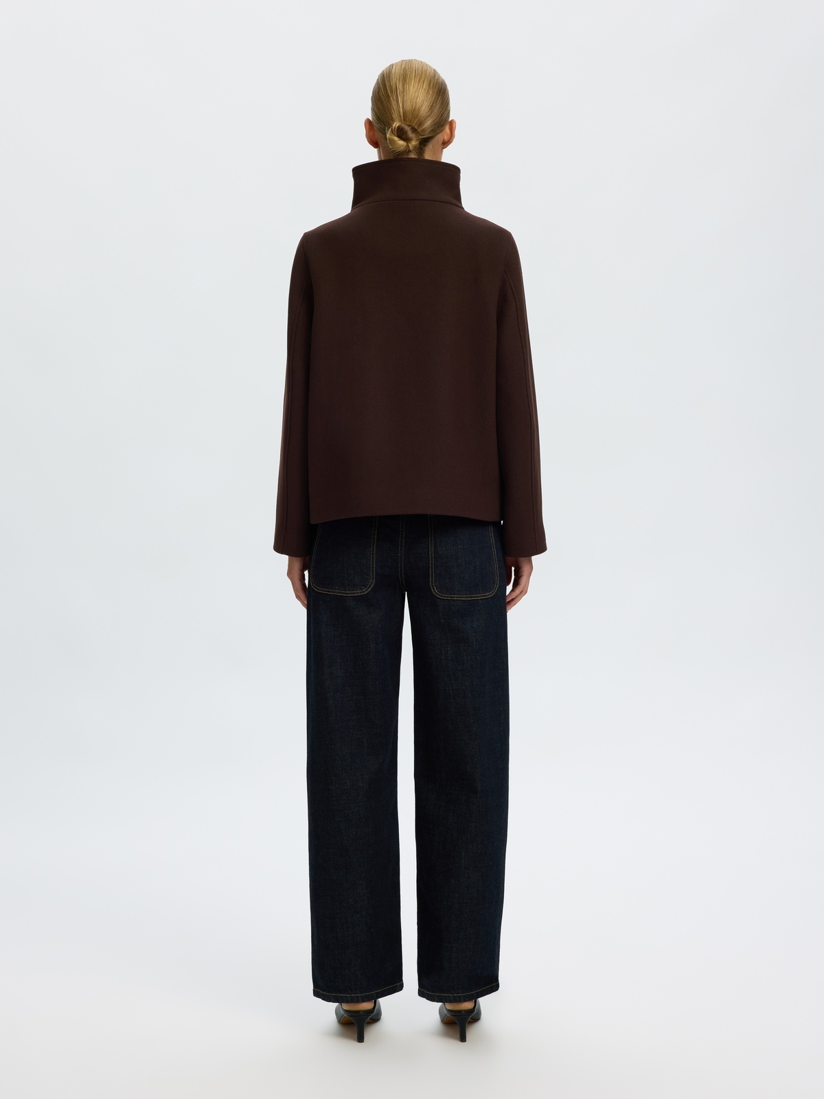 Selected Femme Zia-Zoe Wool Blend Jacket Delicioso