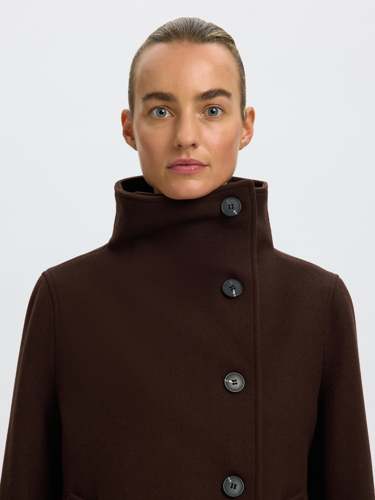 Selected Femme Zia-Zoe Wool Blend Jacket Delicioso