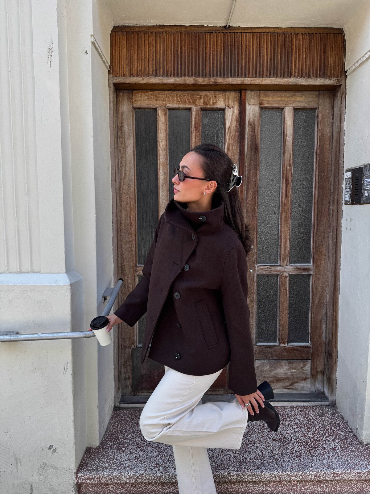 Selected Femme Zia-Zoe Wool Blend Jacket Delicioso