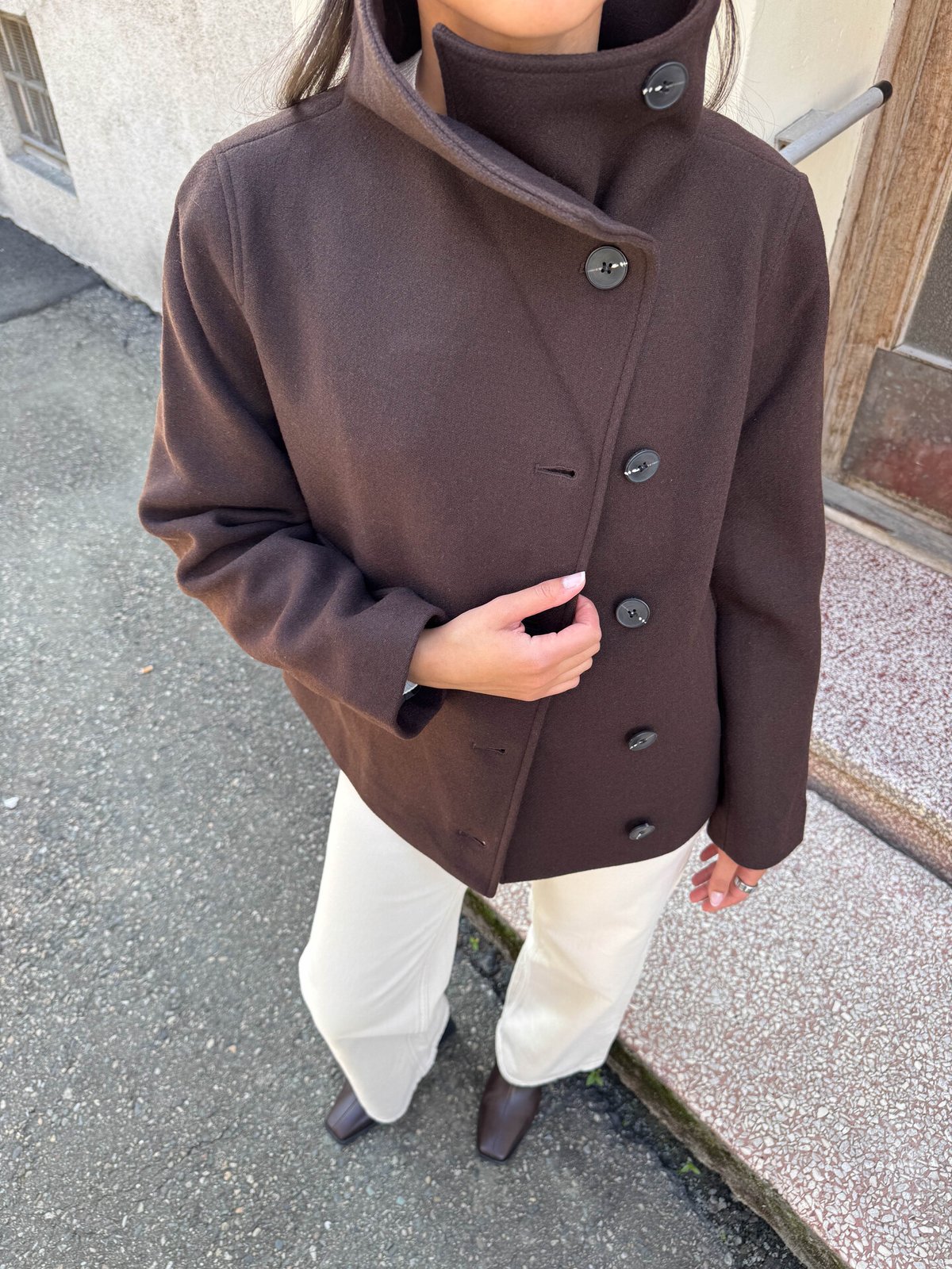 Selected Femme Zia-Zoe Wool Blend Jacket Delicioso