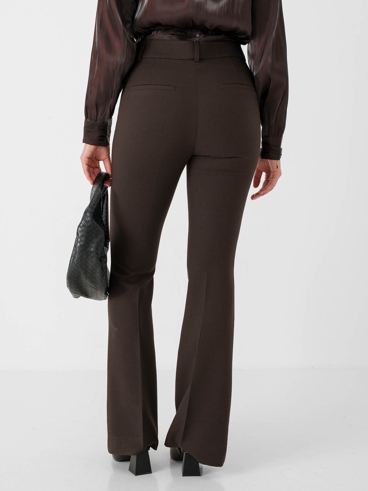 Selected Femme Rita Midwaist Slim Flared Pant Delicioso