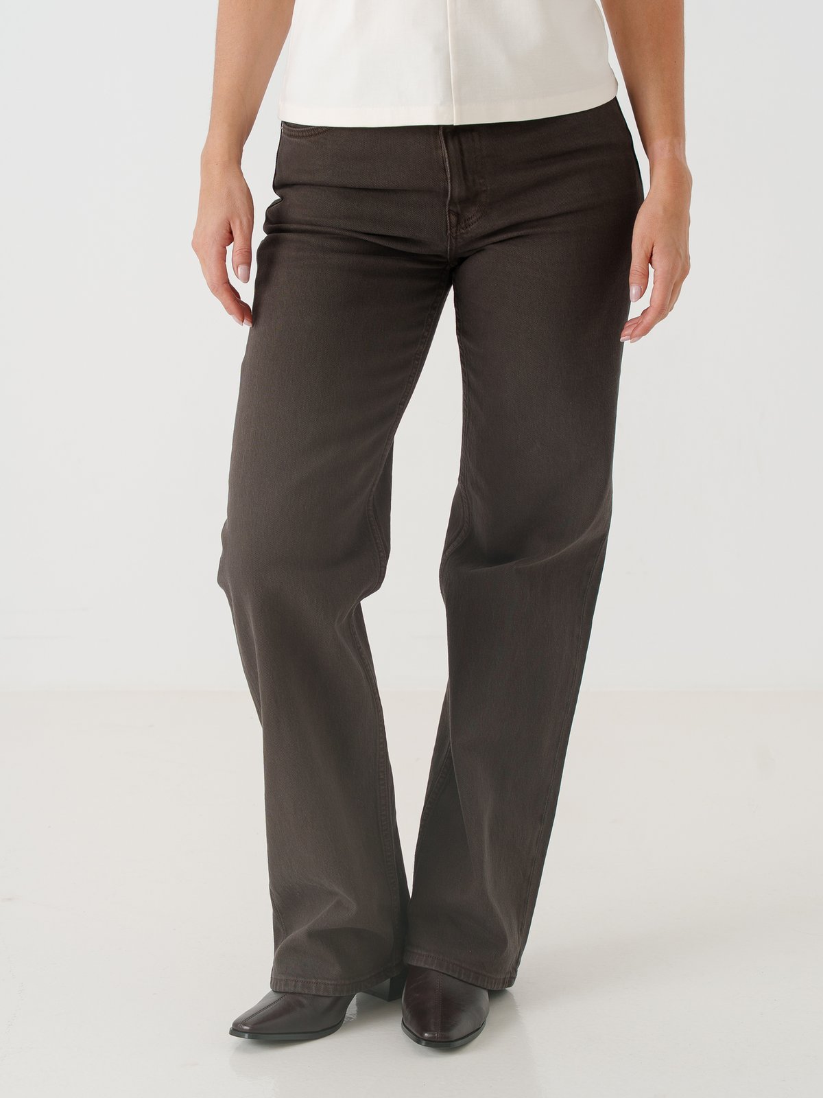 Selected Femme Wide Bea-Kori Colored High Waist Jeans Delicioso