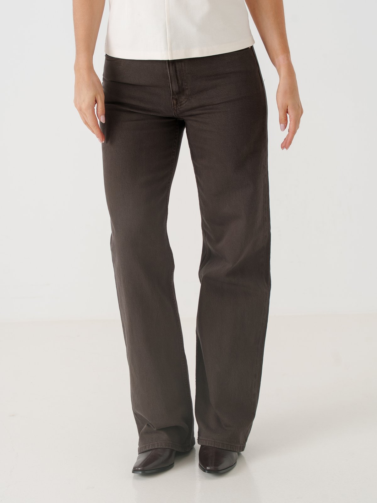 Selected Femme Wide Bea-Kori Colored High Waist Jeans Delicioso