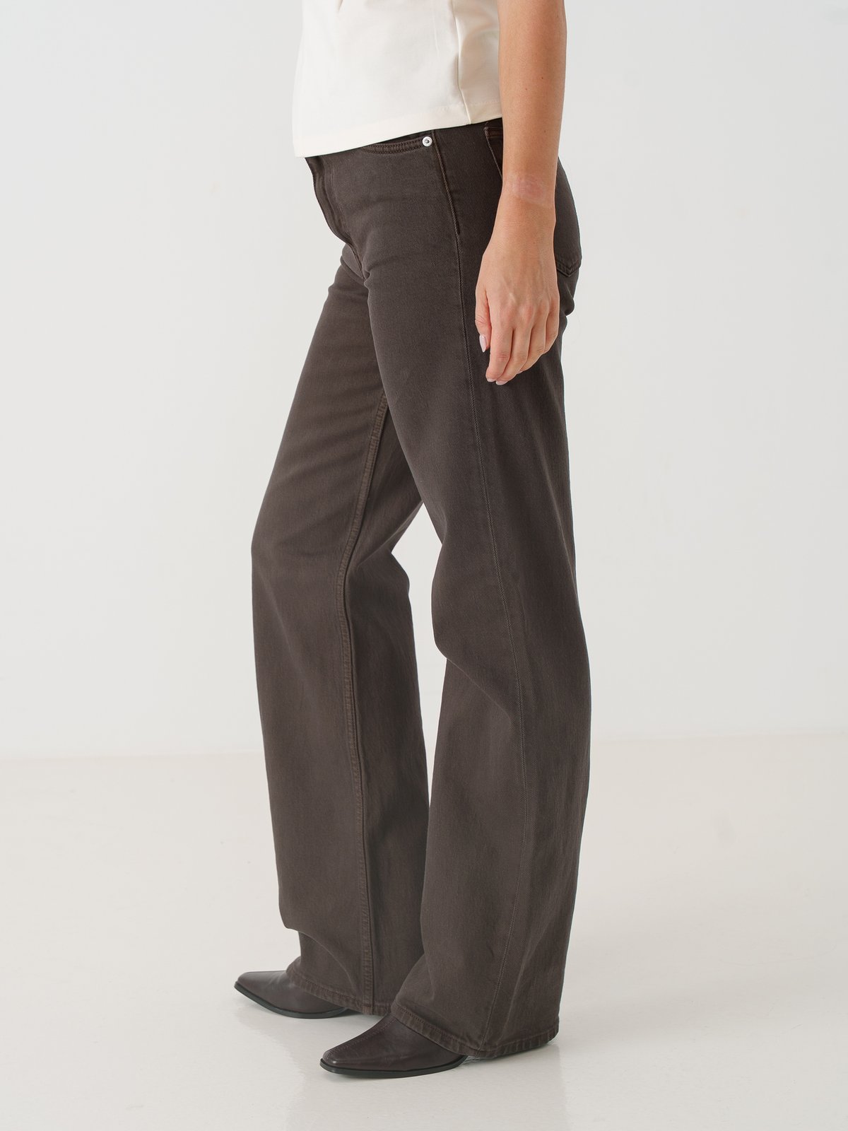 Selected Femme Wide Bea-Kori Colored High Waist Jeans Delicioso