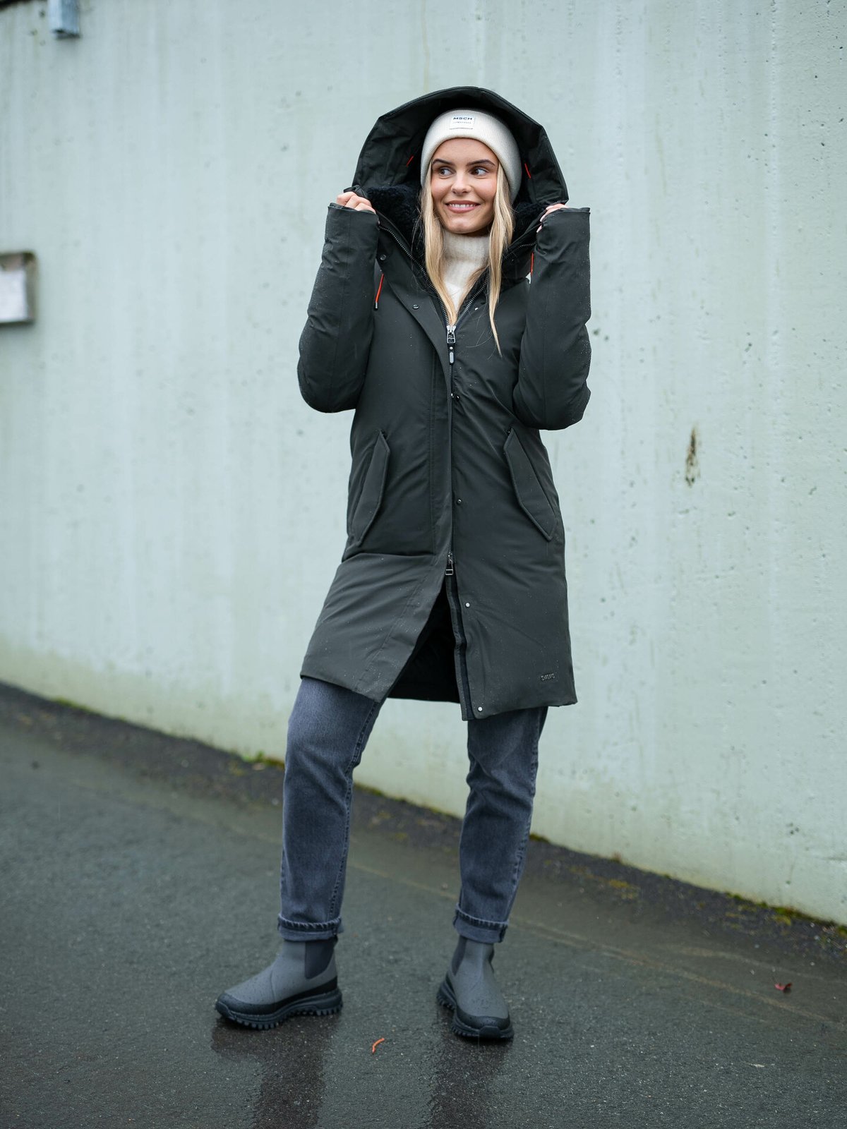 Swims Davos III Parka Dark Pine