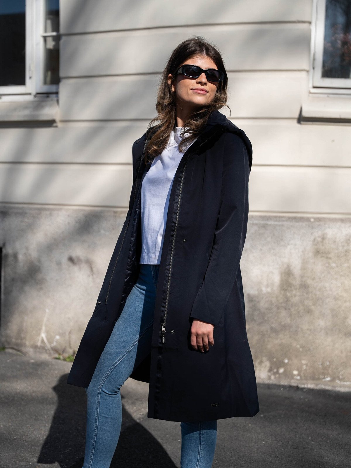 Swims Chelsea Coat Midnight Navy