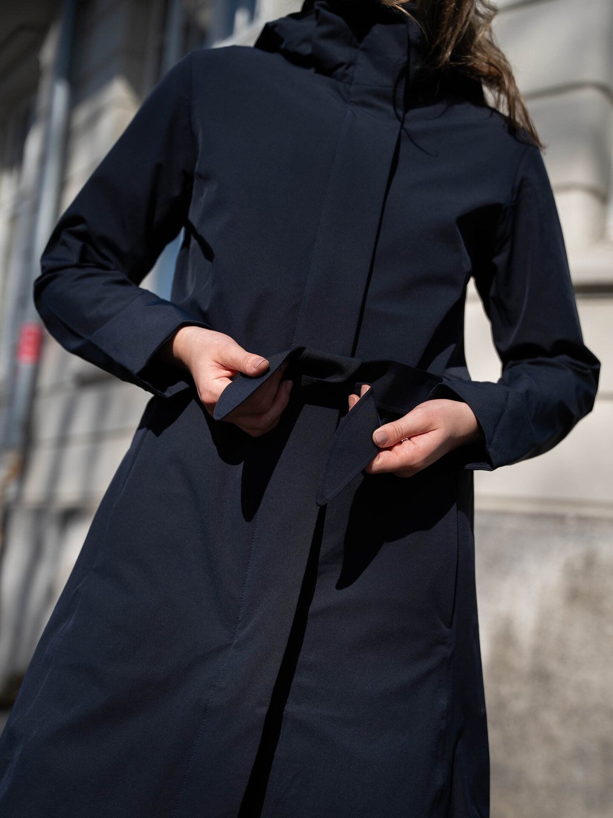 Swims Chelsea Coat Midnight Navy
