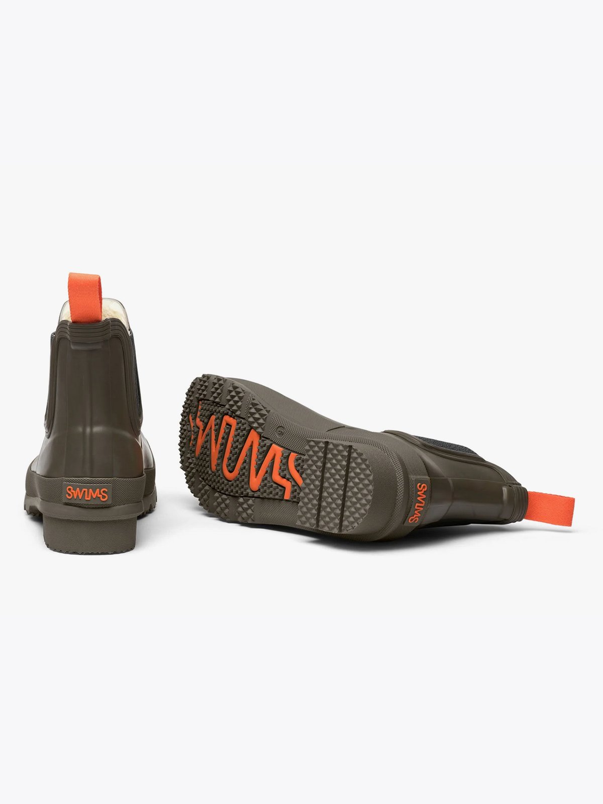 Swims Charlie Fur Rain Boot Taupe