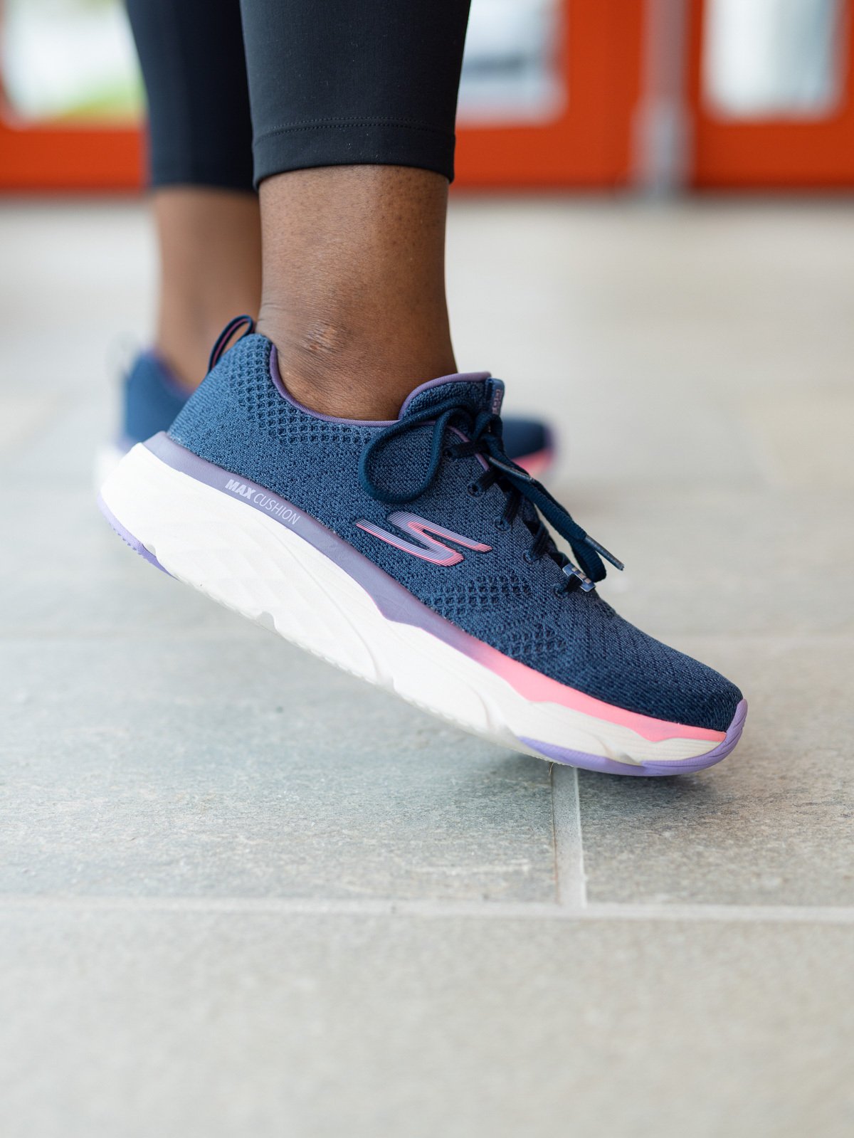 Skechers Max Cushioning Elite Navy Purple