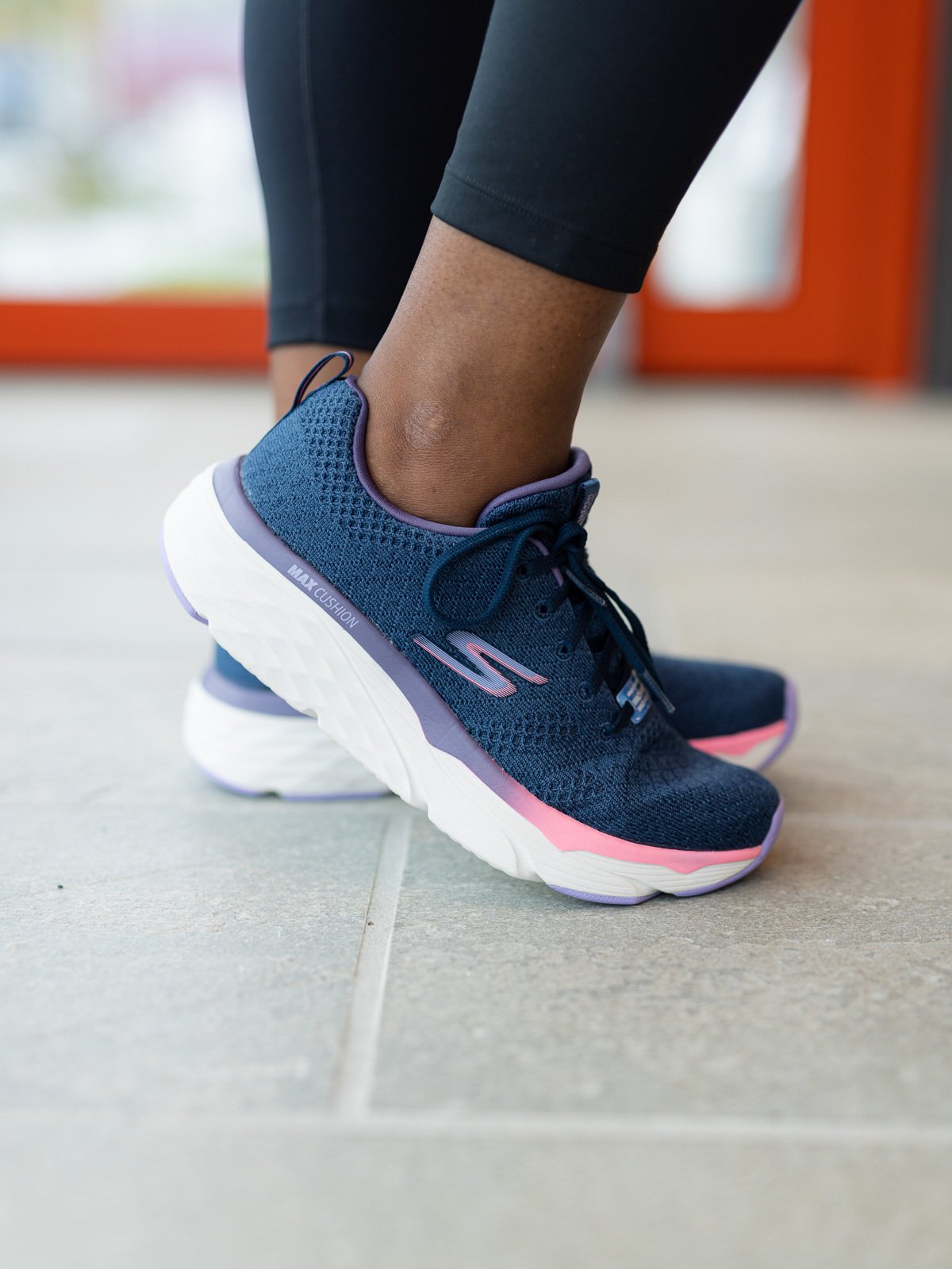 Skechers Max Cushioning Elite Navy Purple