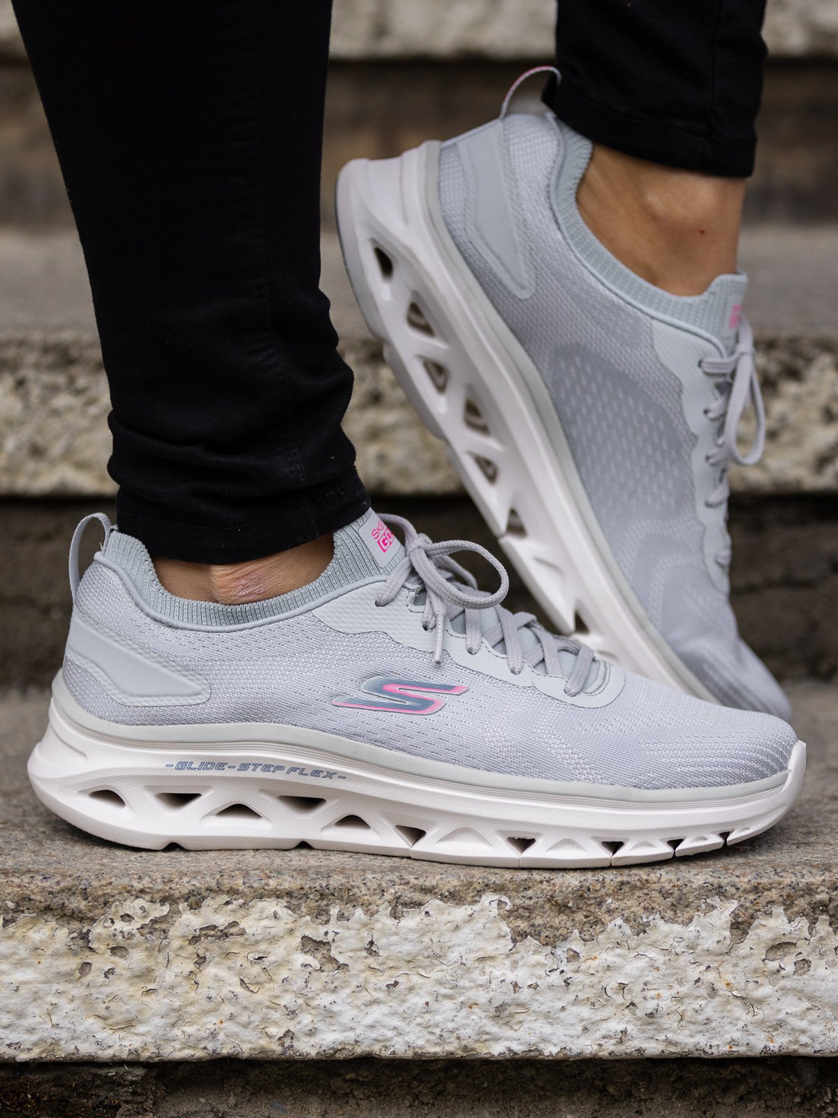 Skechers Go Run Glide-Step Flex Grey