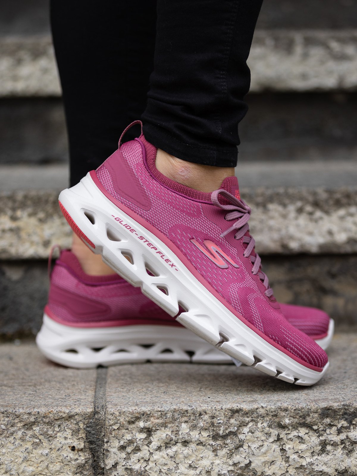 Skechers Go Run Glide-Step Flex Rose