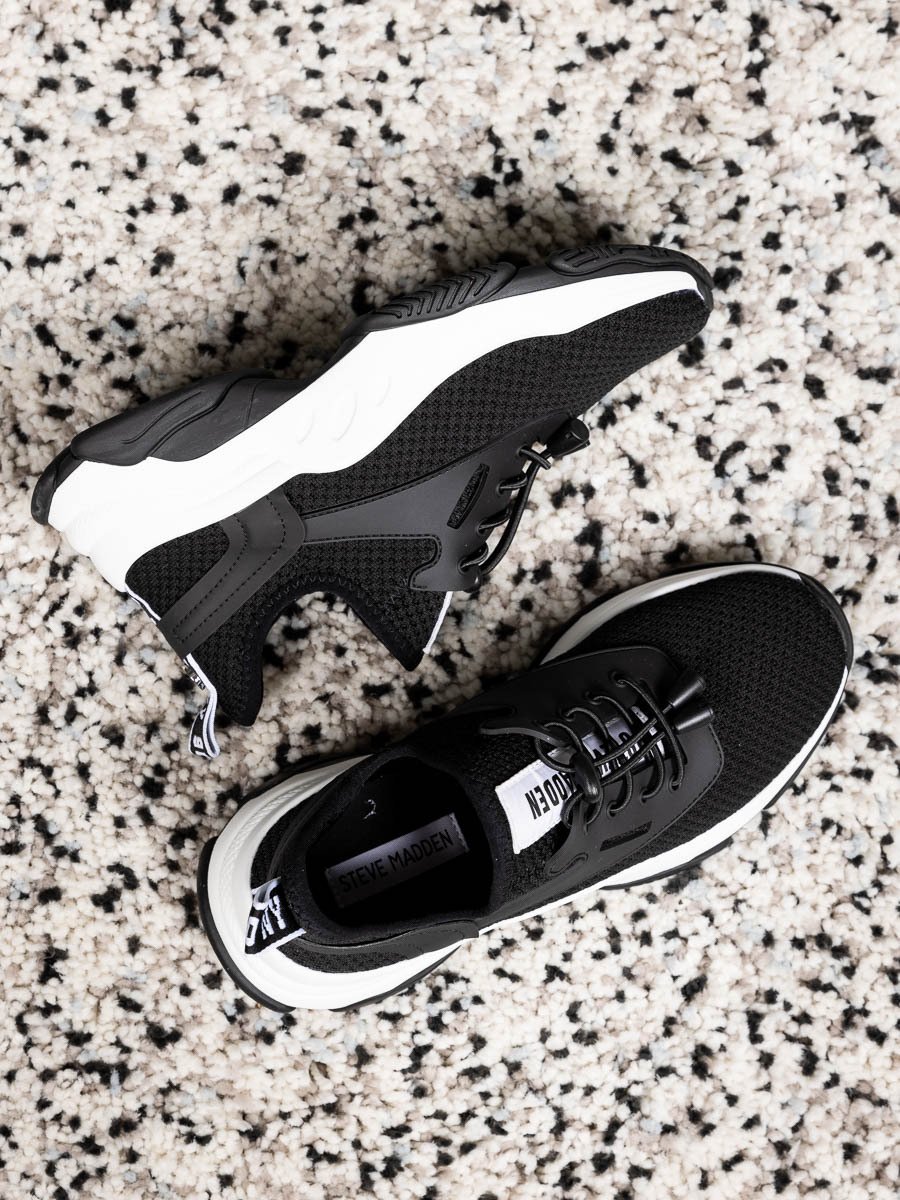 Steve Madden Match Sneaker Black