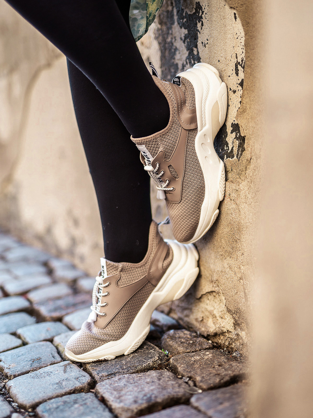 Steve Madden Match Sneaker Taupe