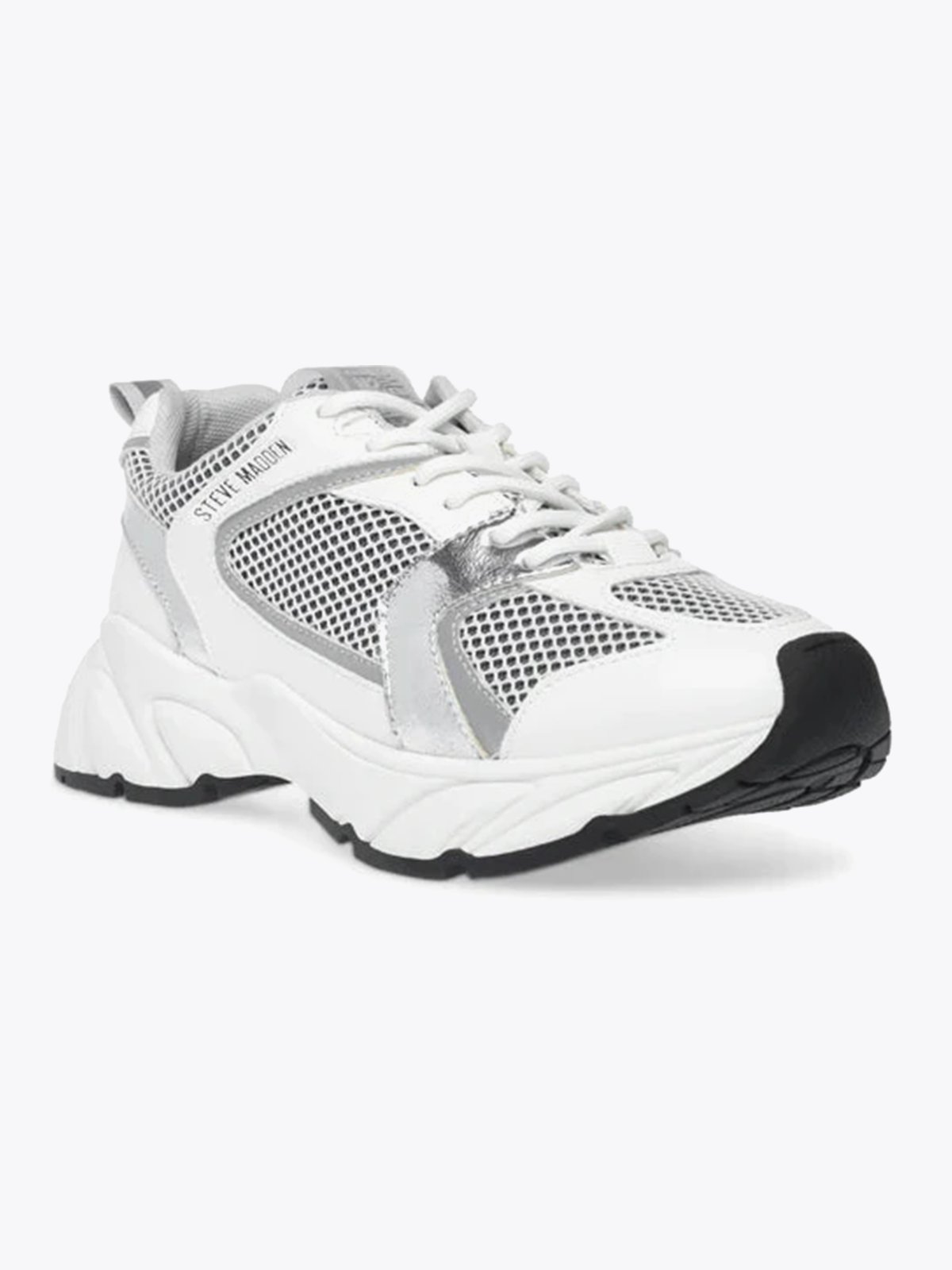 Steve Madden Standout White/Silver