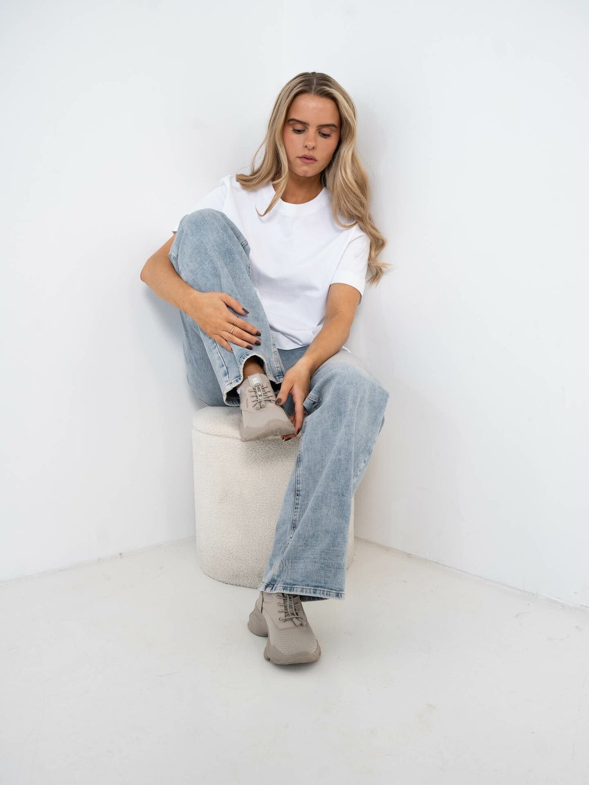 Steve Madden Match-E Sneaker Greige