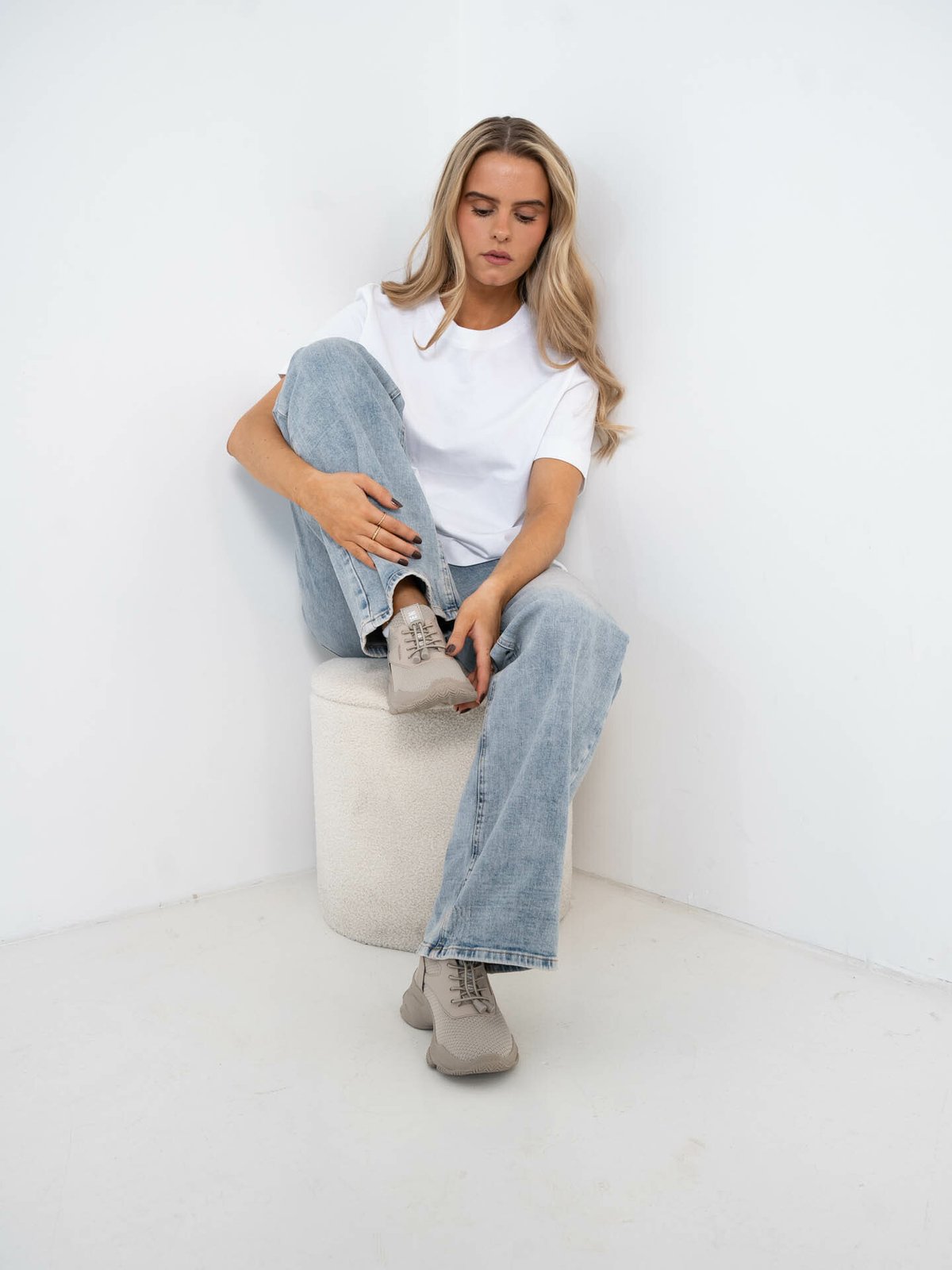 Steve Madden Match-E Sneaker Greige
