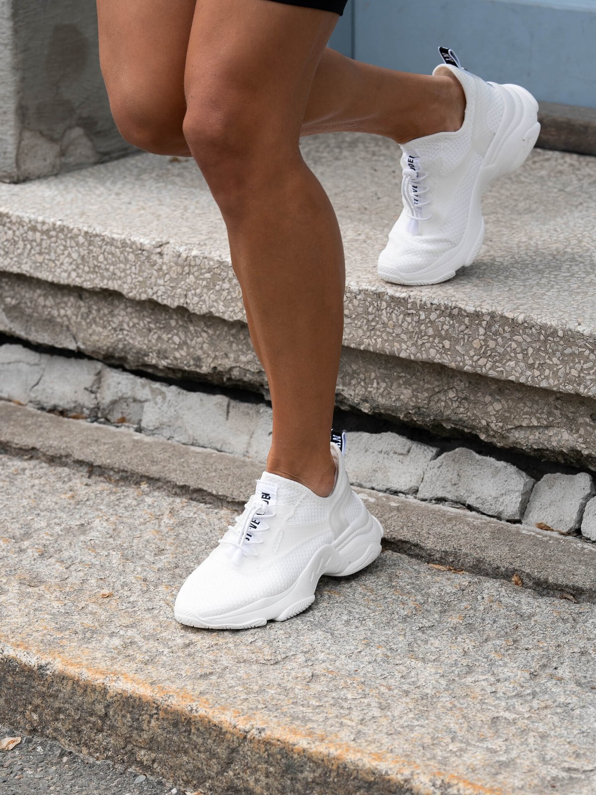 Steve Madden Match-E Sneaker White/White
