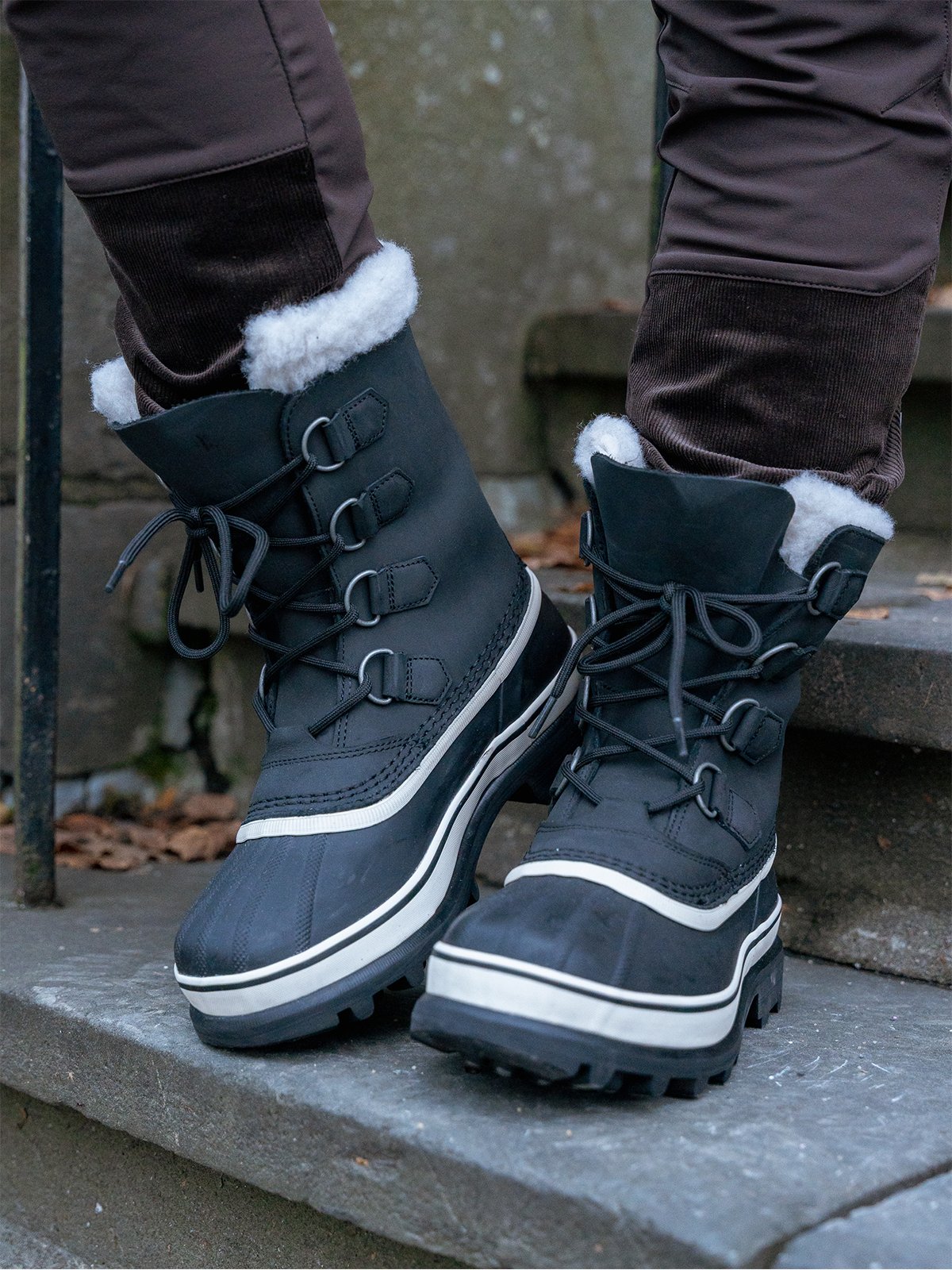 Sorel Caribou Black / Stone