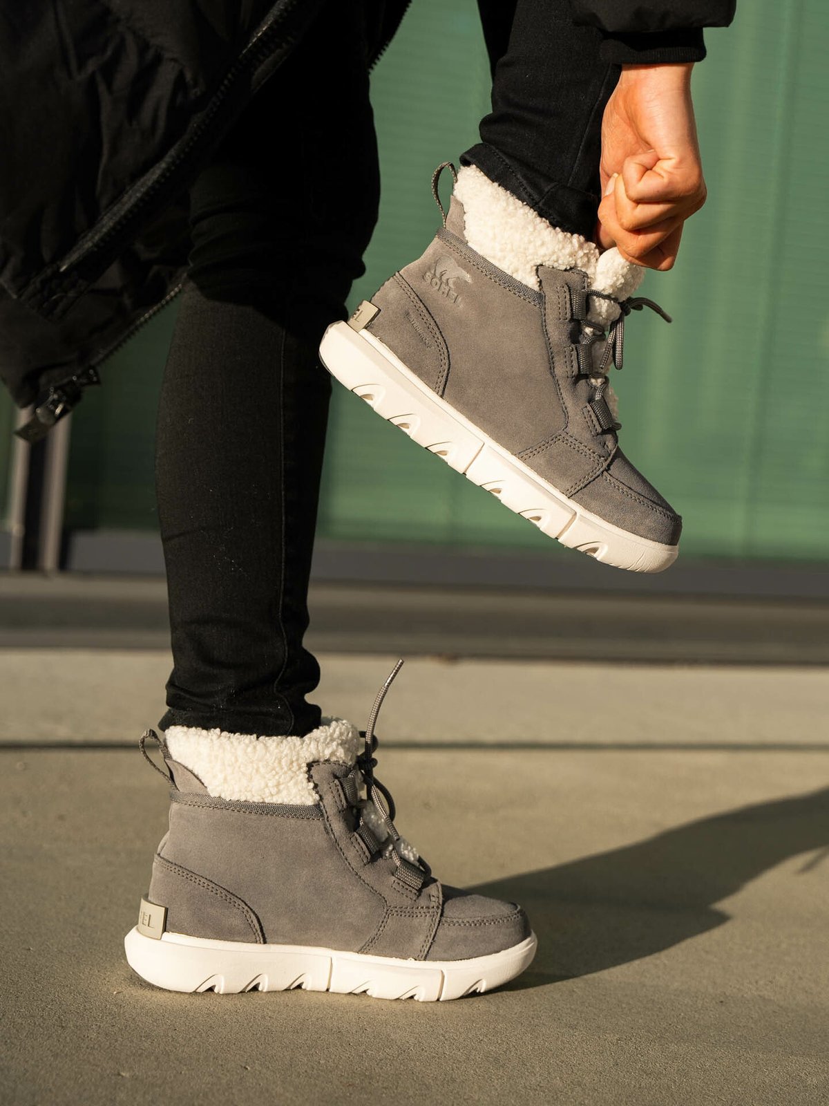 Sorel Explorer Carnival Cozy WP Quarry, Dove