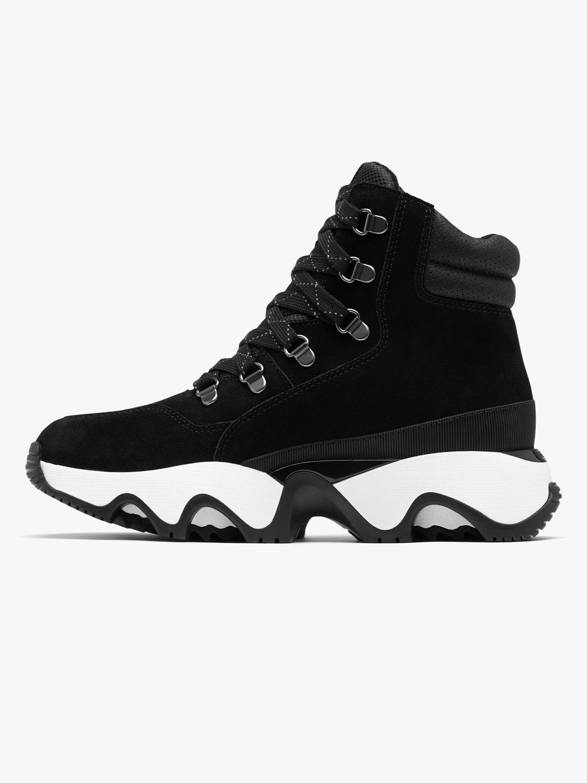 Sorel Kinetic Impact Conquest Sneaker Boot Black / Sea Salt