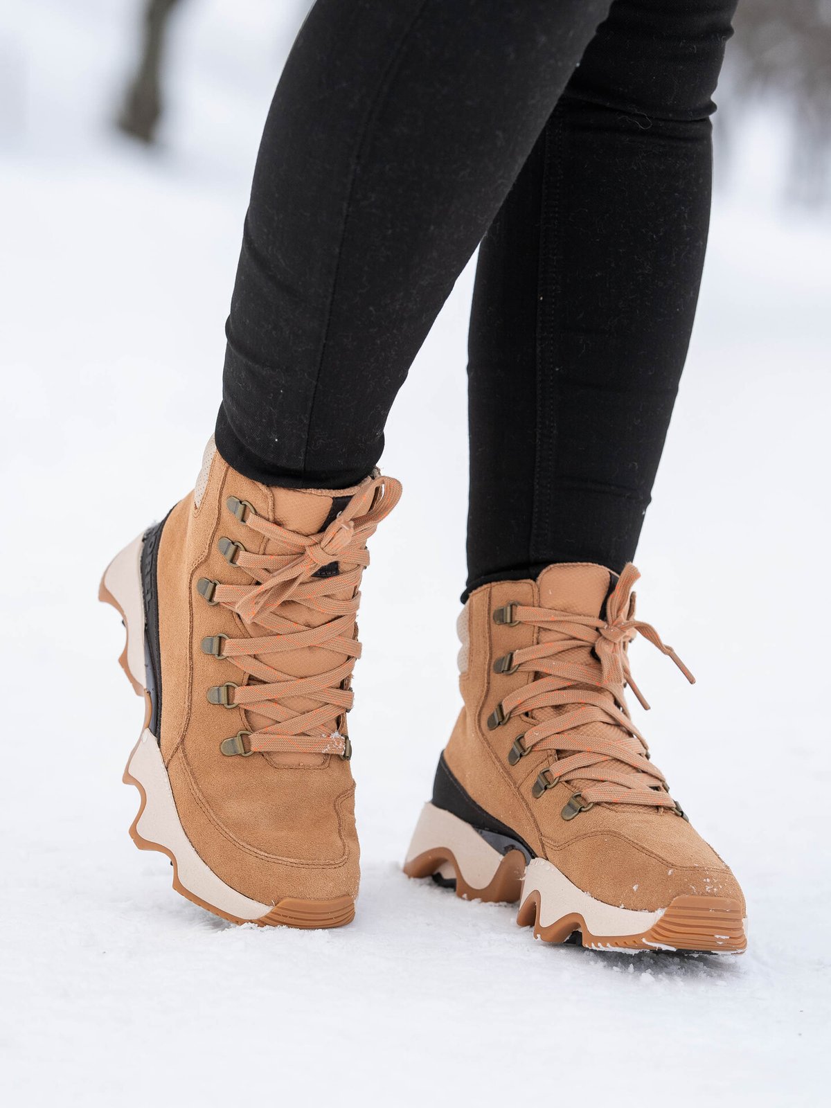 Sorel Kinetic Impact Conquest Plus Waterproof Boot Tawny Buff / Ceramic