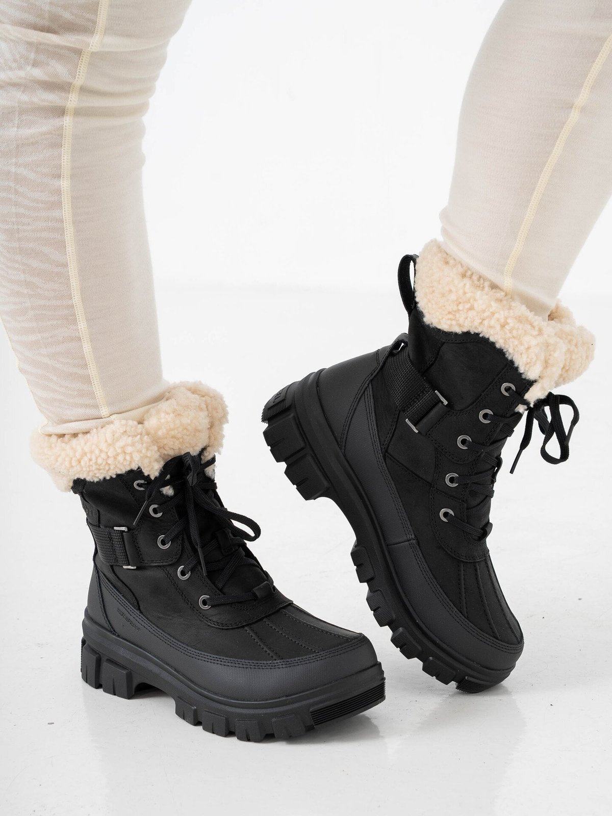 Sorel Torino V Parc Waterproof Black/Sea Salt
