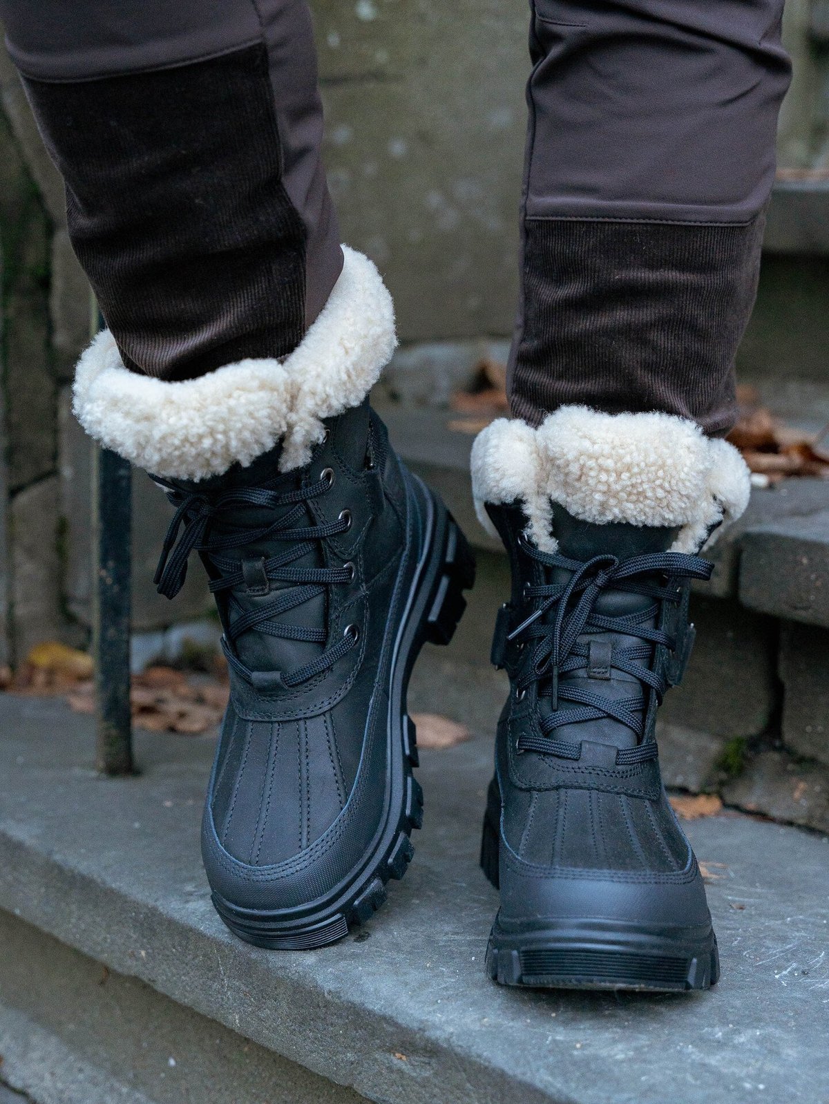 Sorel Torino V Parc Waterproof Black/Sea Salt