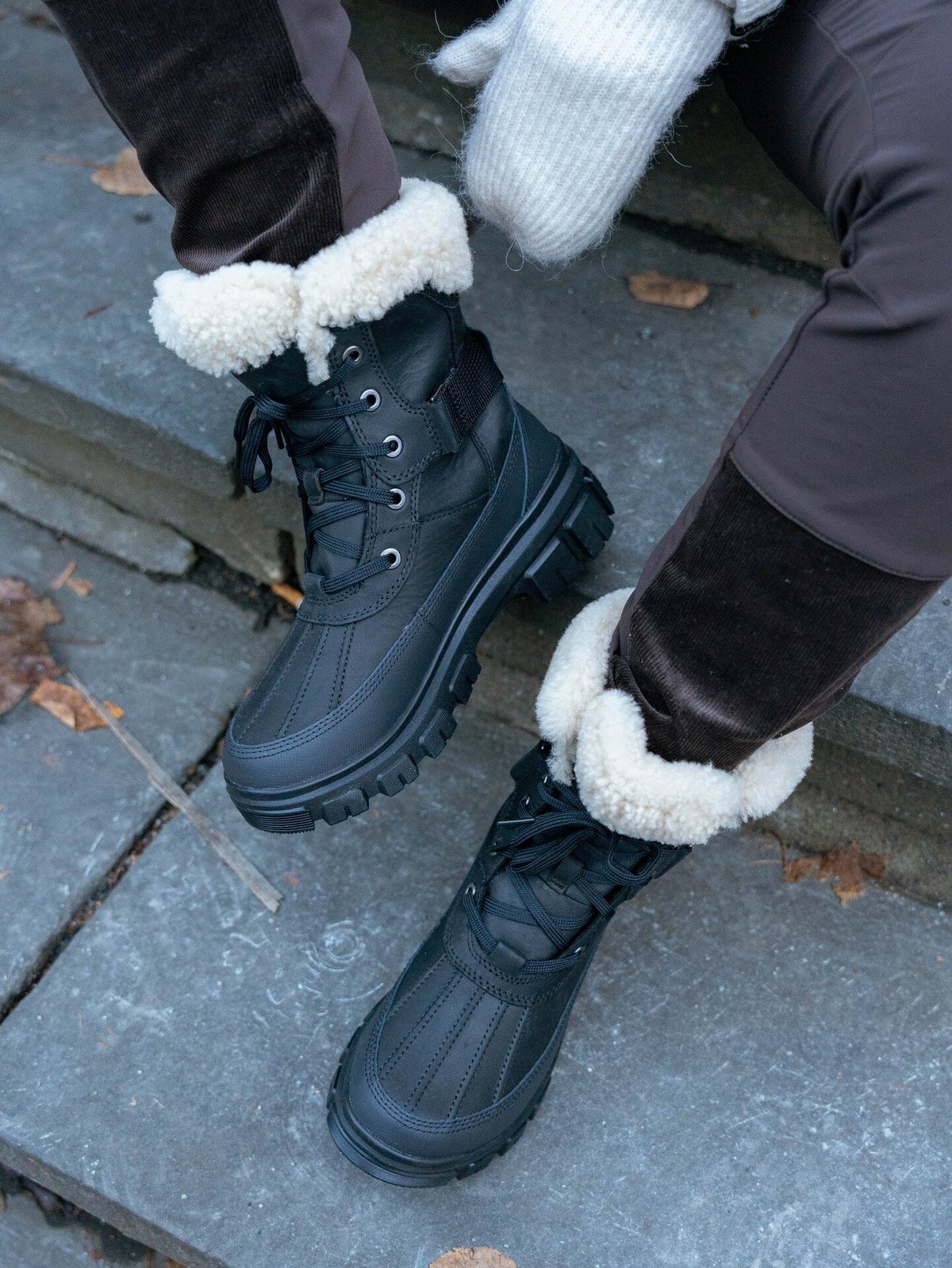 Sorel Torino V Parc Waterproof Black/Sea Salt