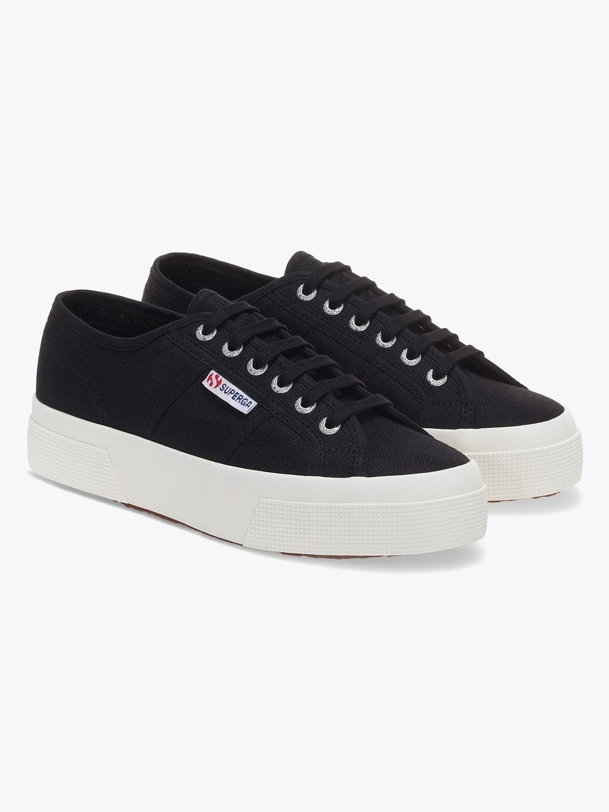Superga 2740 Platform Black-F Avorio