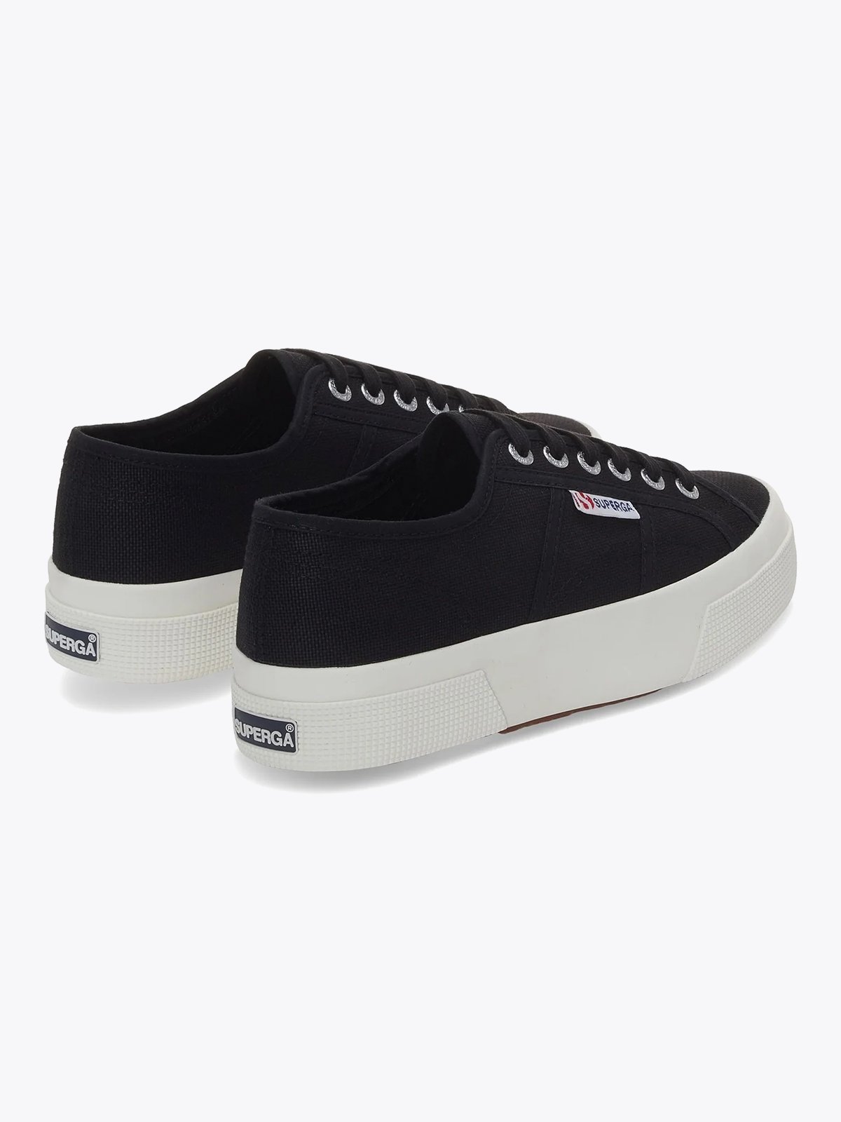 Superga 2740 Platform Black-F Avorio
