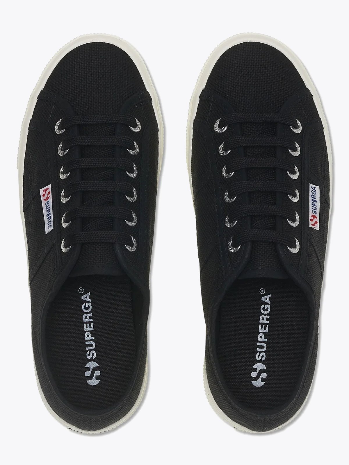 Superga 2740 Platform Black-F Avorio