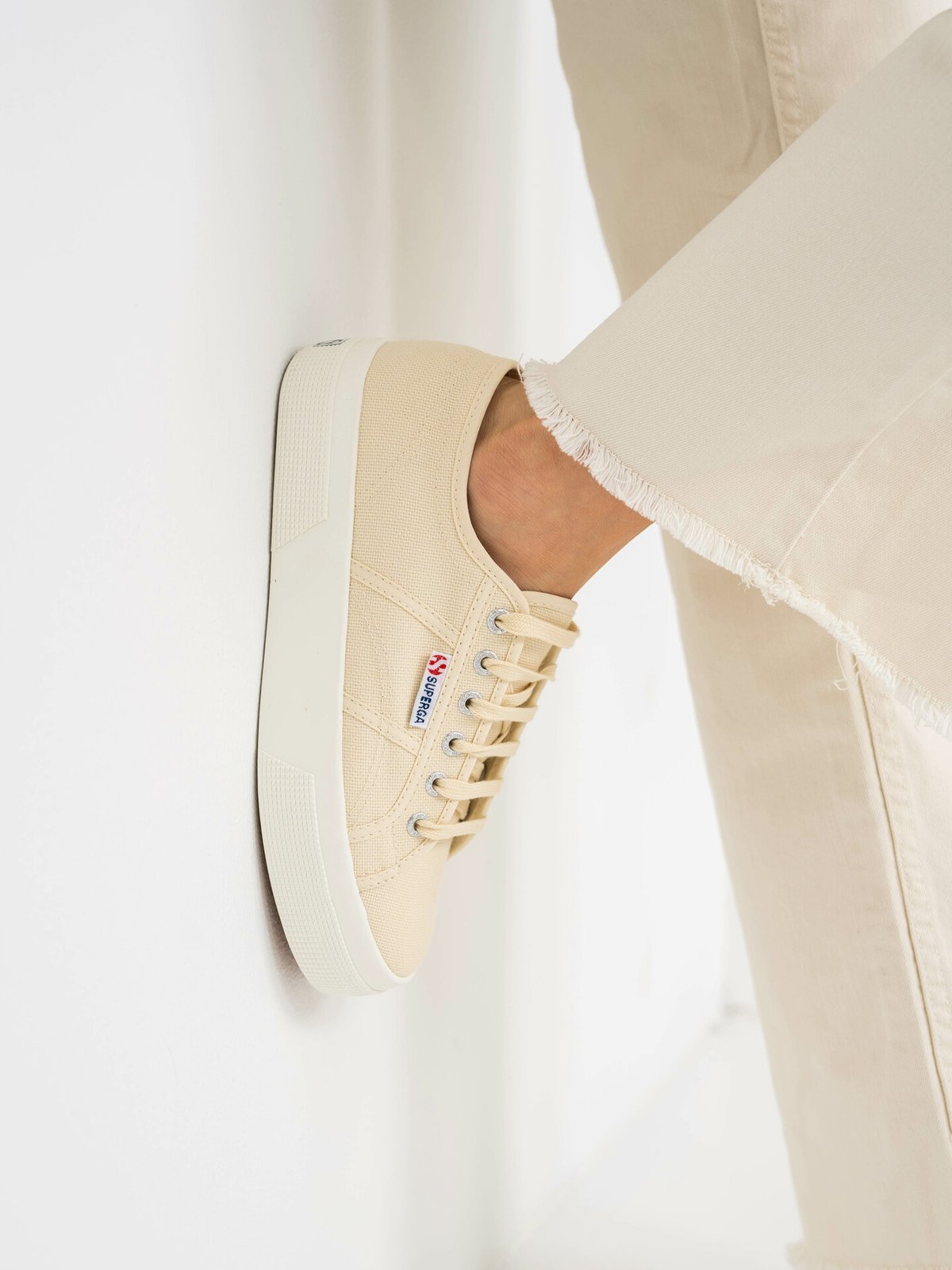 Superga 2740 Platform Beige LT Eggshell-F Avorio