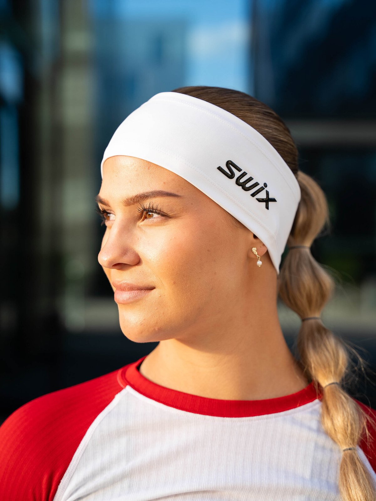 Swix Move Headband Bright White