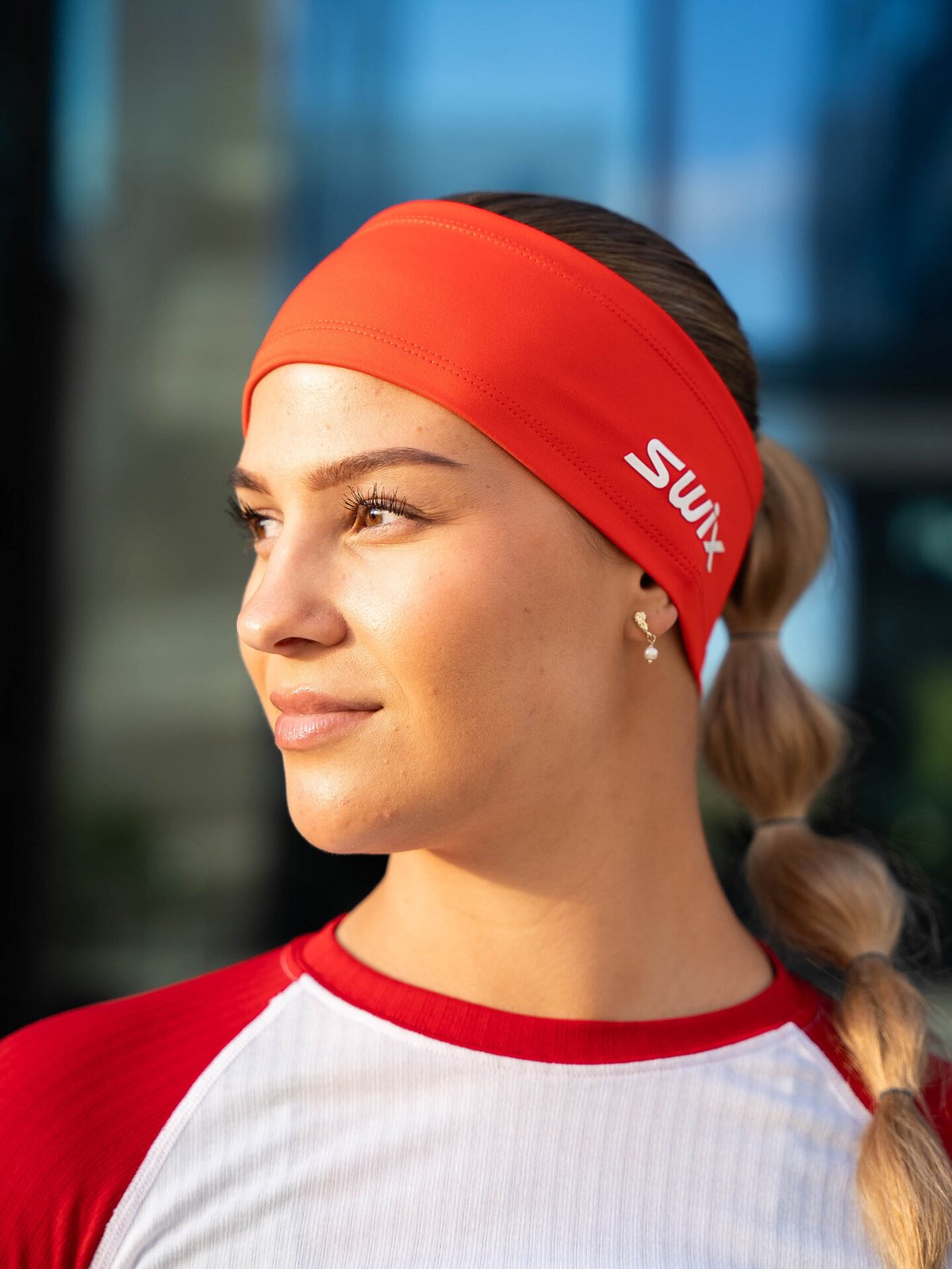 Swix Move Headband Fiery Red