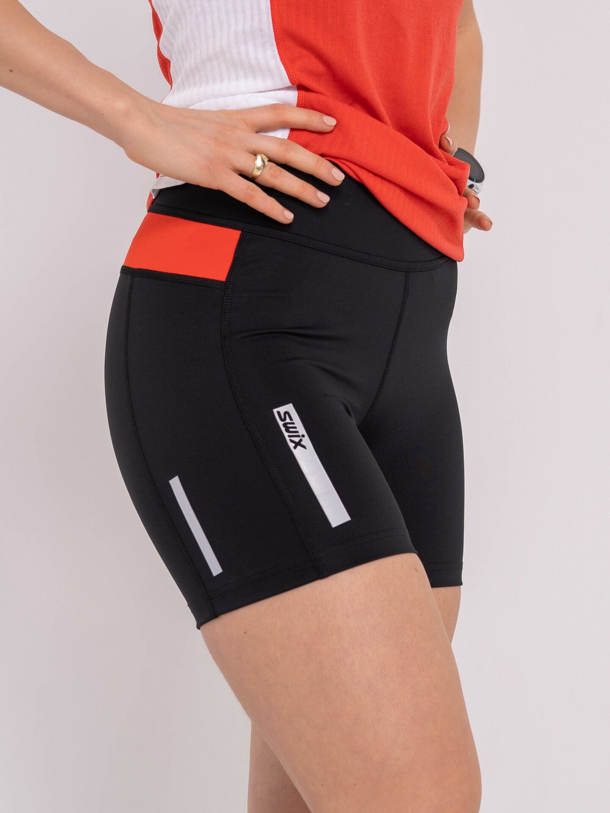 Swix Roadline Short Tights Black
