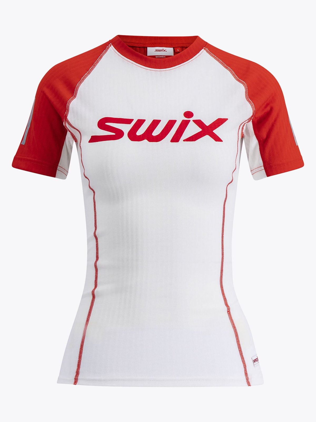 Swix Roadline RaceX Short Sleeve Bright White/Fiery Red