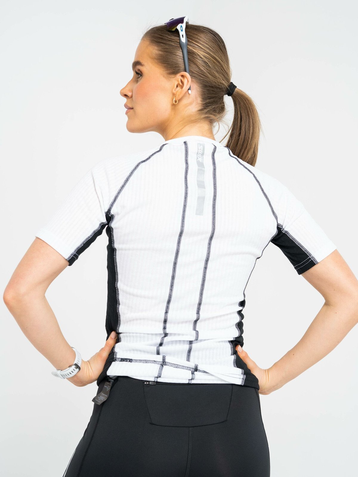 Swix Roadline RaceX Short Sleeve Black/Bright White