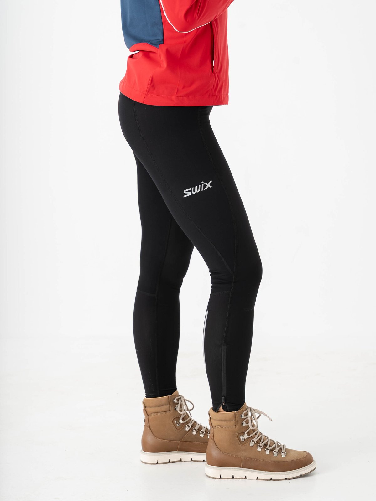 Swix Pace High Waist Warmer Tights Black