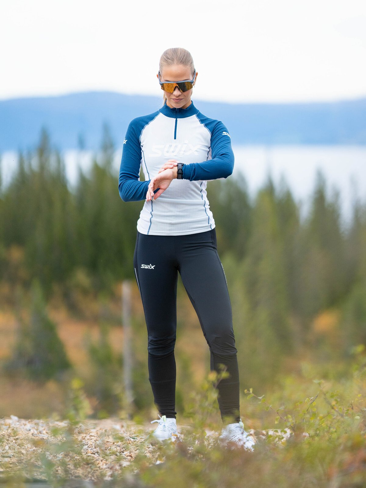 Swix RaceX Classic Half Zip Ballad Blue