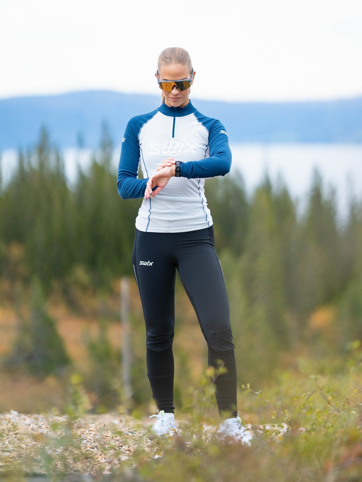 Swix RaceX Classic Half Zip Ballad Blue