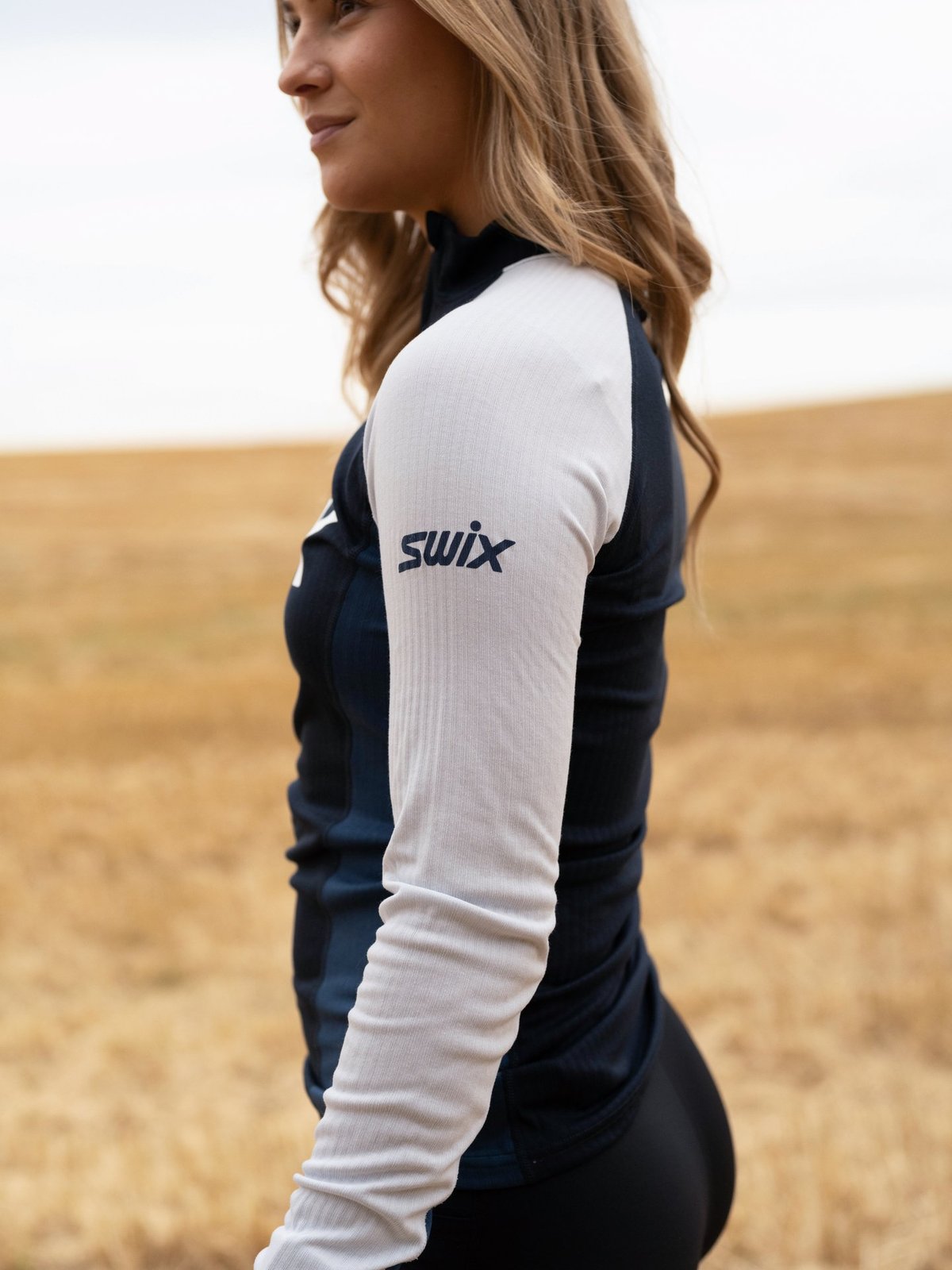 Swix RaceX Classic Half Zip Dark Navy / Lake Blue