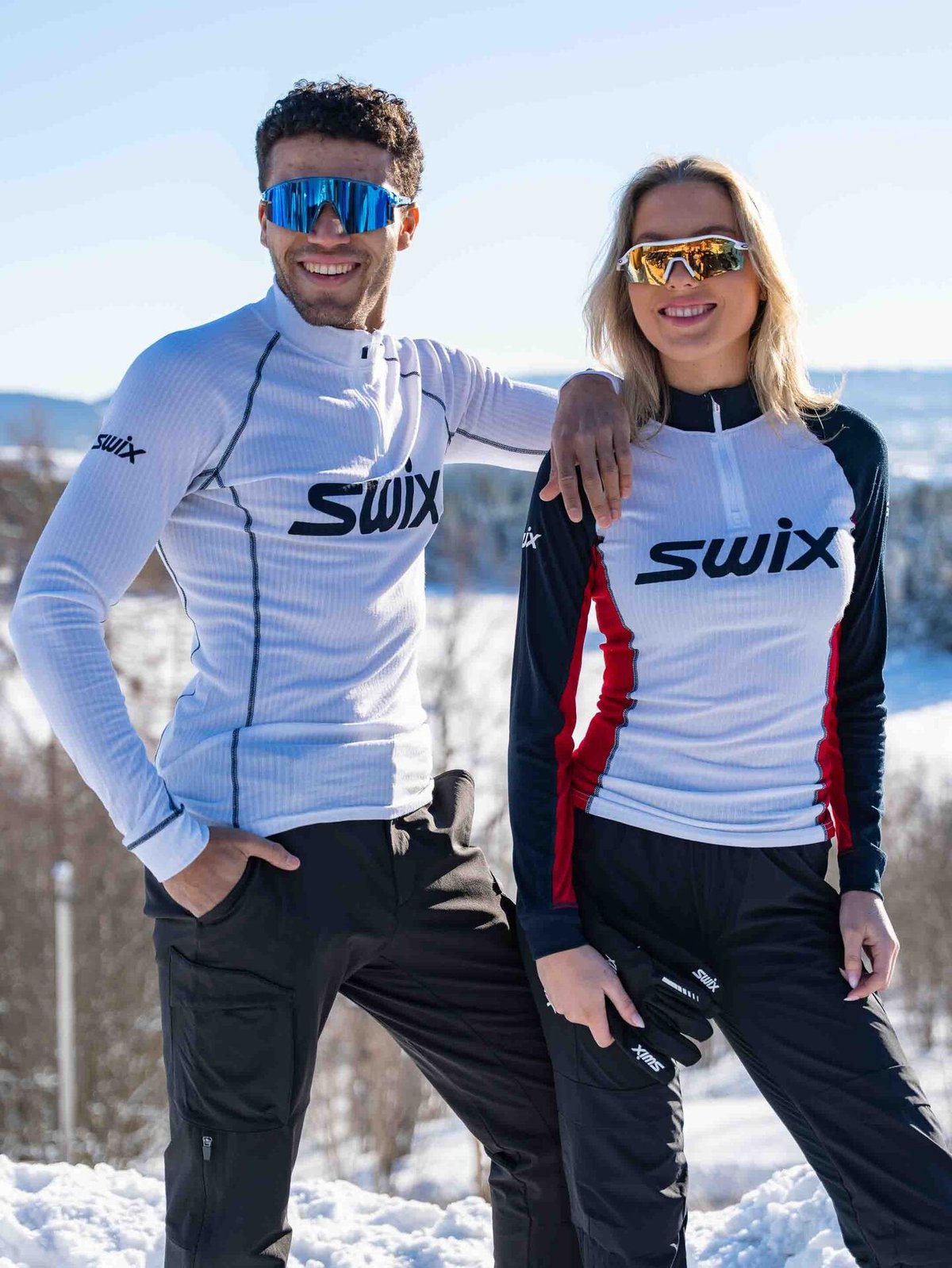 Swix RaceX Classic Half Zip Dark Navy/Bright White