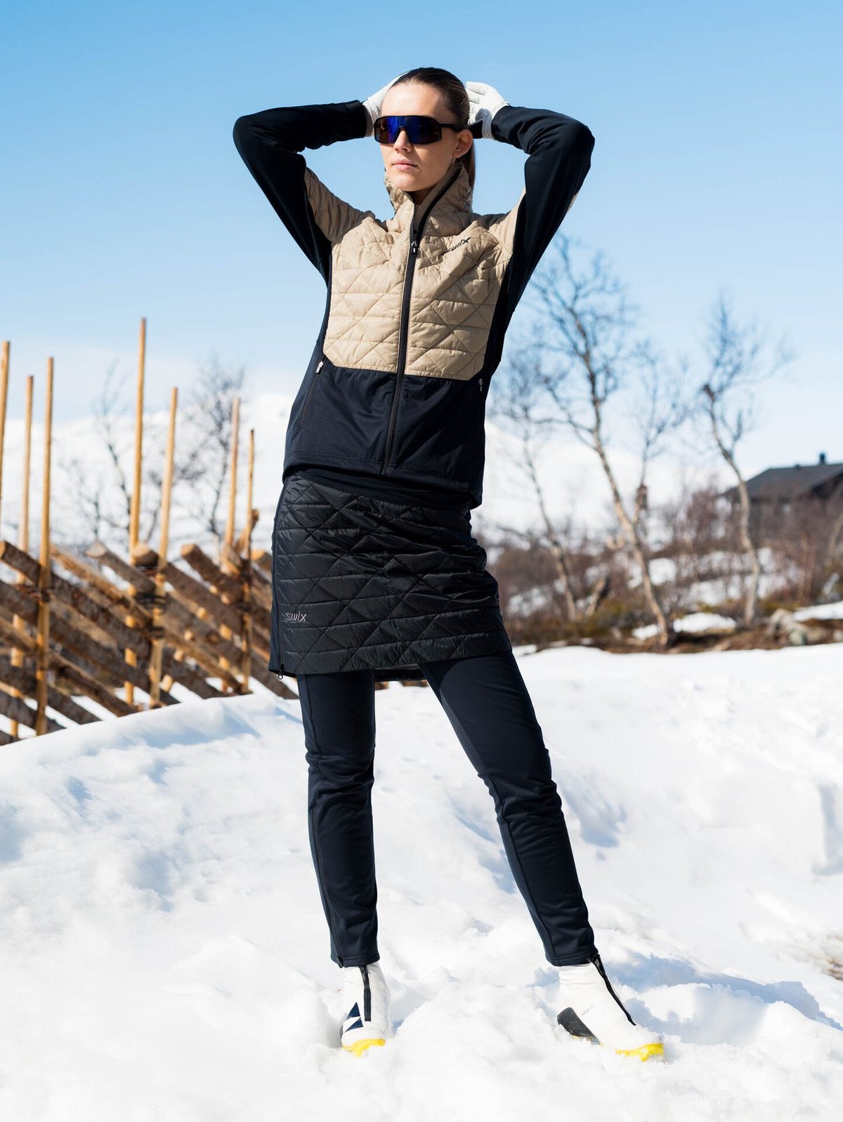 Swix Infinity Insulated Skirt W Black