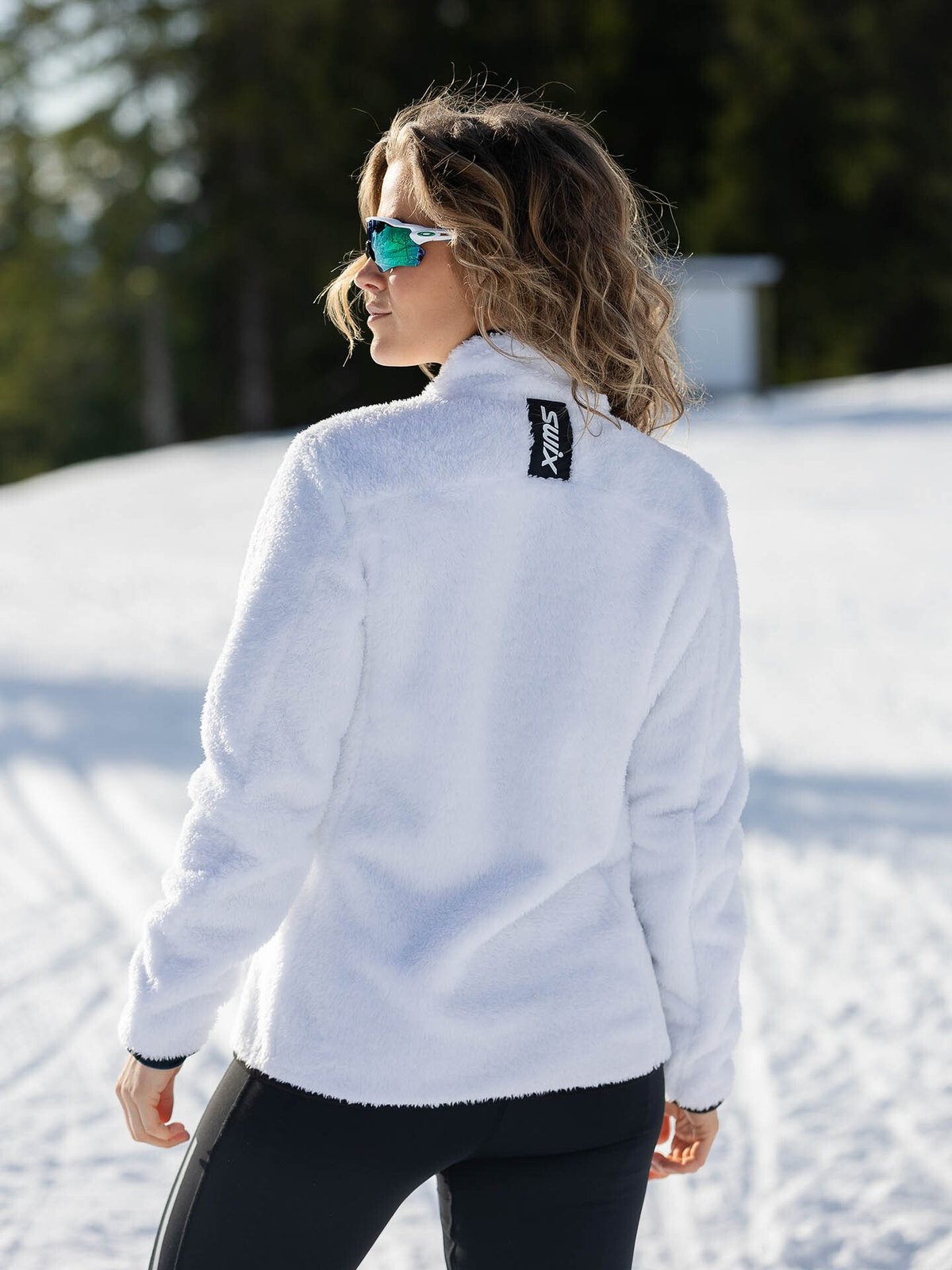 Swix Infinity Pile Midlayer Full-Zip Bright White