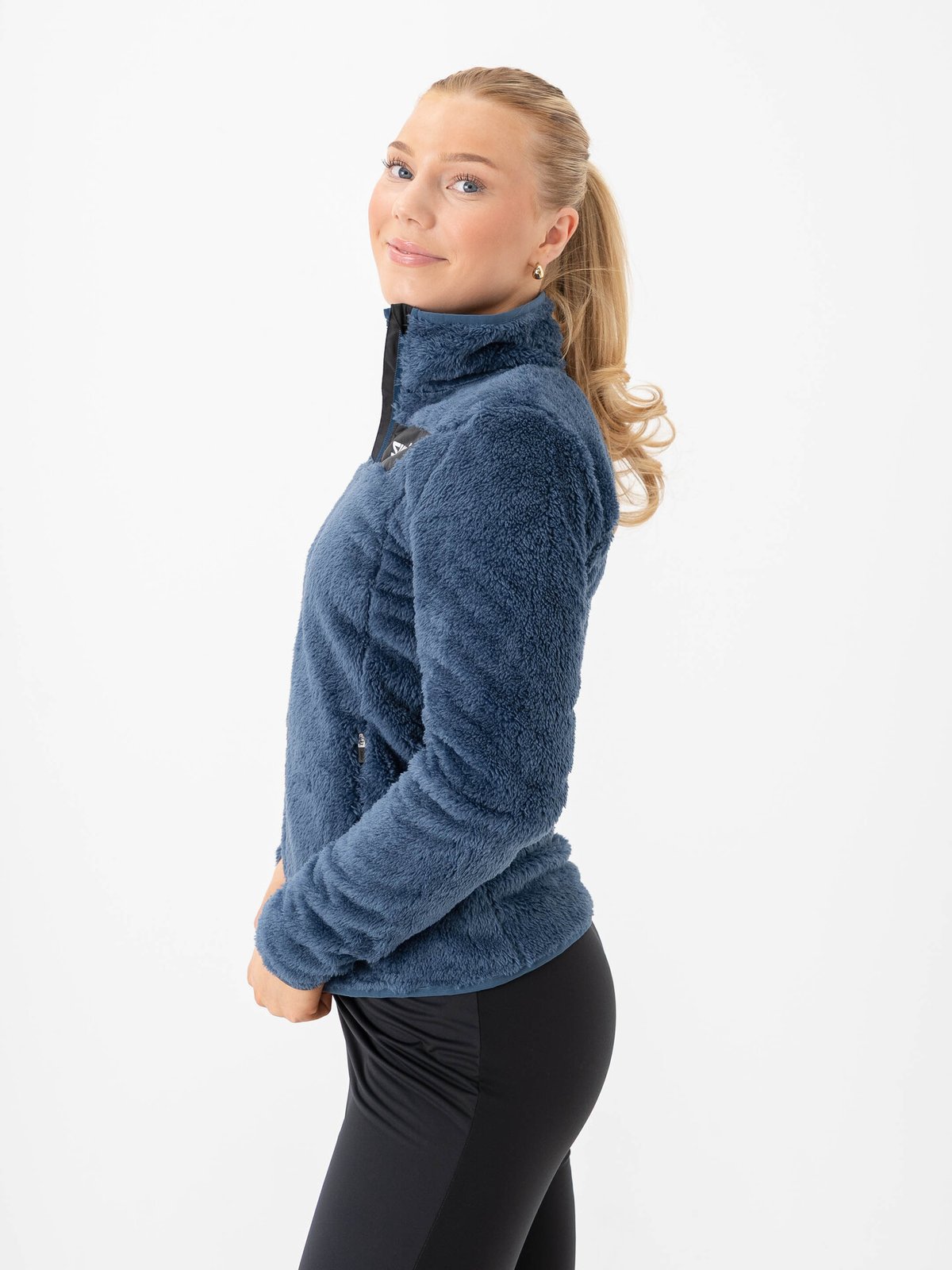 Swix Infinity Pile Midlayer Full-Zip Lake Blue
