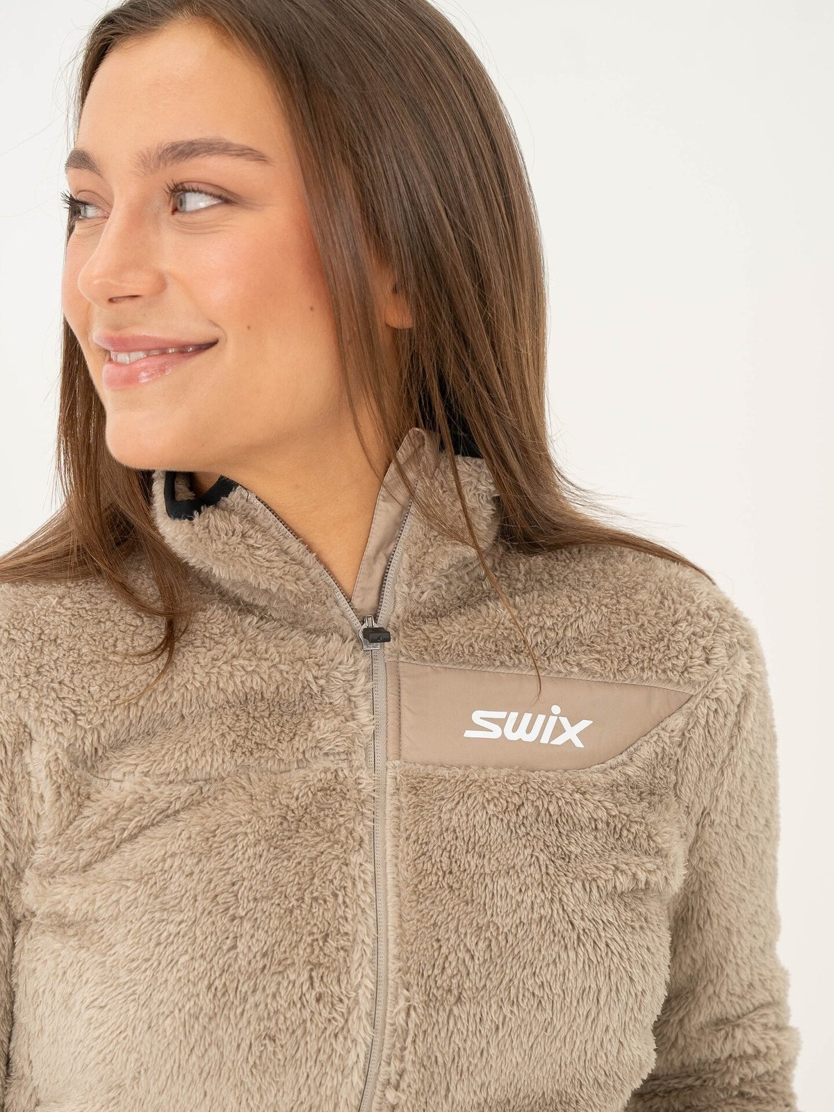 Swix Infinity Pile Midlayer Full-Zip Dune