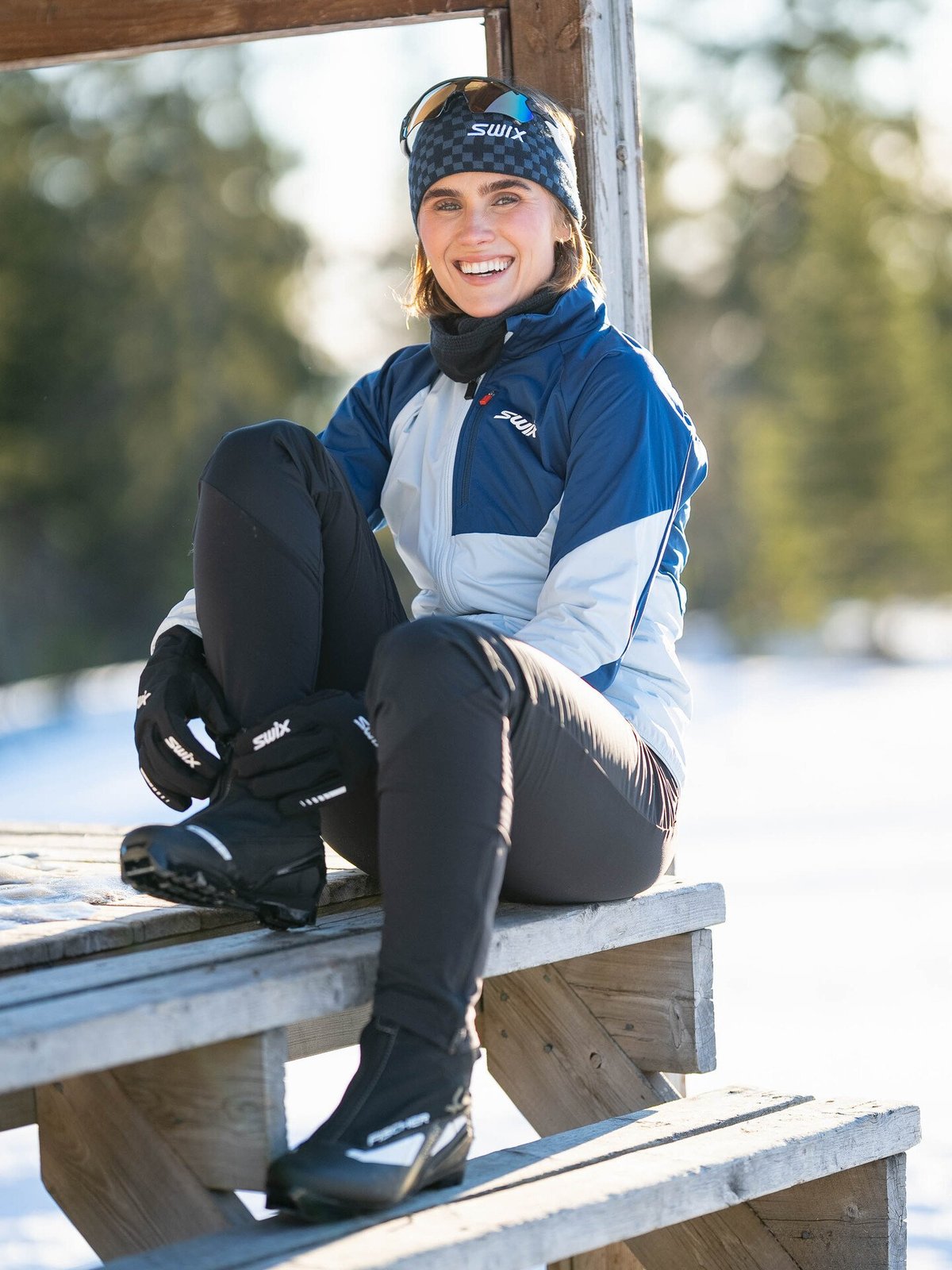 Swix Beito Wool Headband Dark Navy