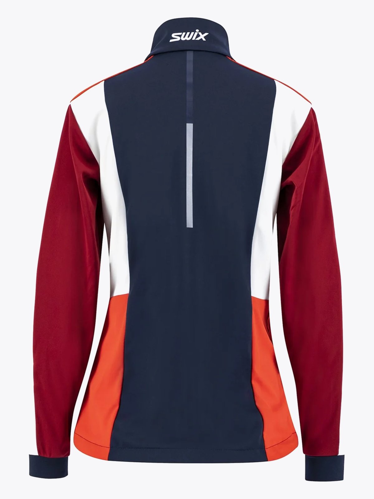 Swix Cross jacket Dark navy/ Rhubarb red