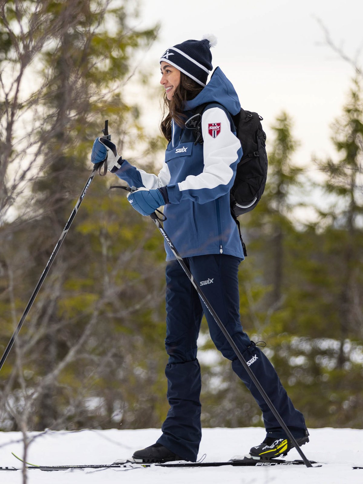 Swix Blizzard Anorak Lake blue